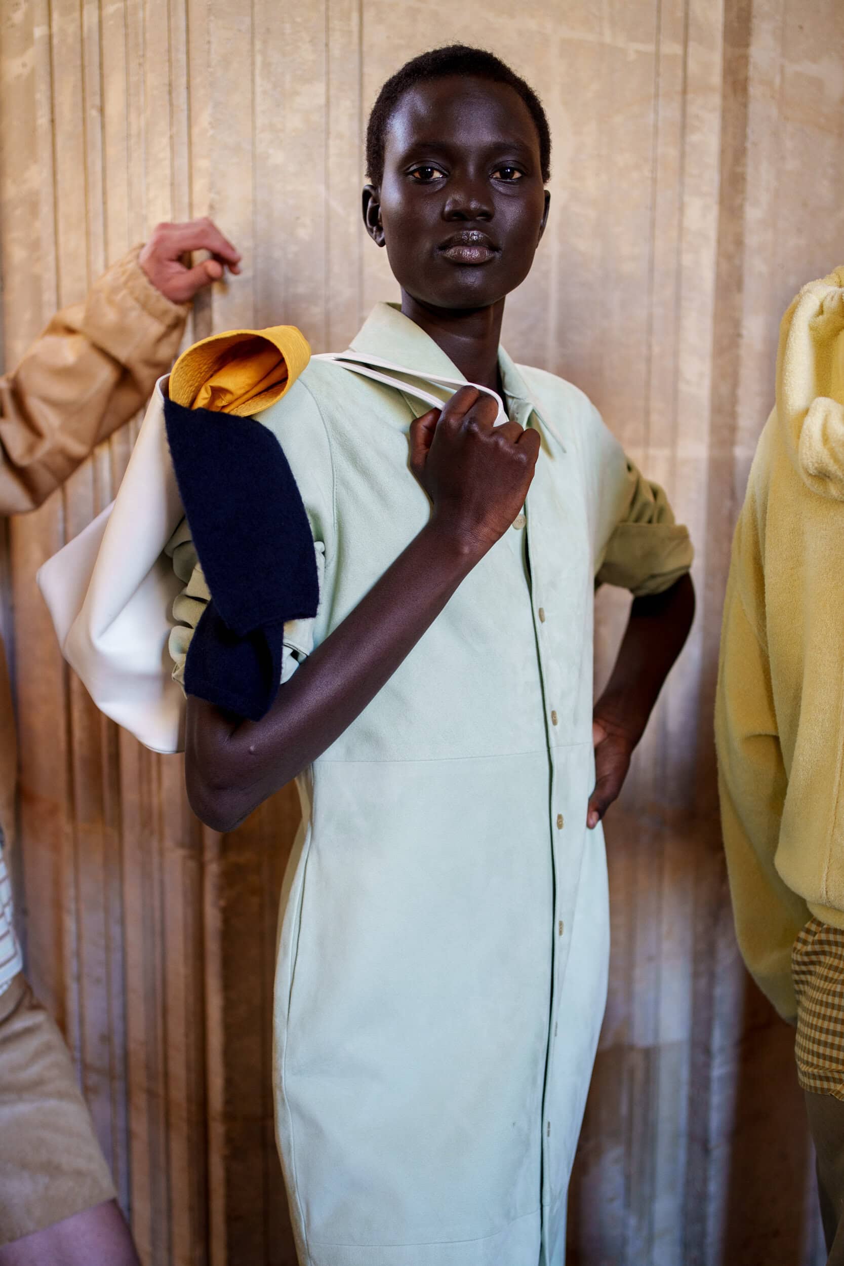 Auralee Spring 2026 Men's Fashion Show Backstage