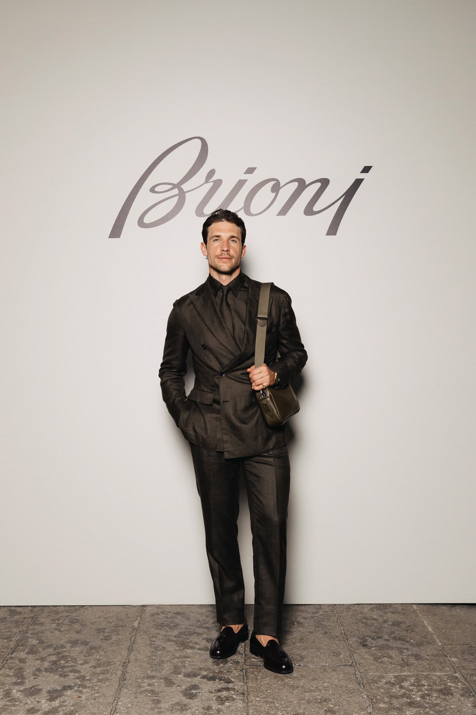 Brioni Cel Spring 2026 Men's Fashion Show Front Row