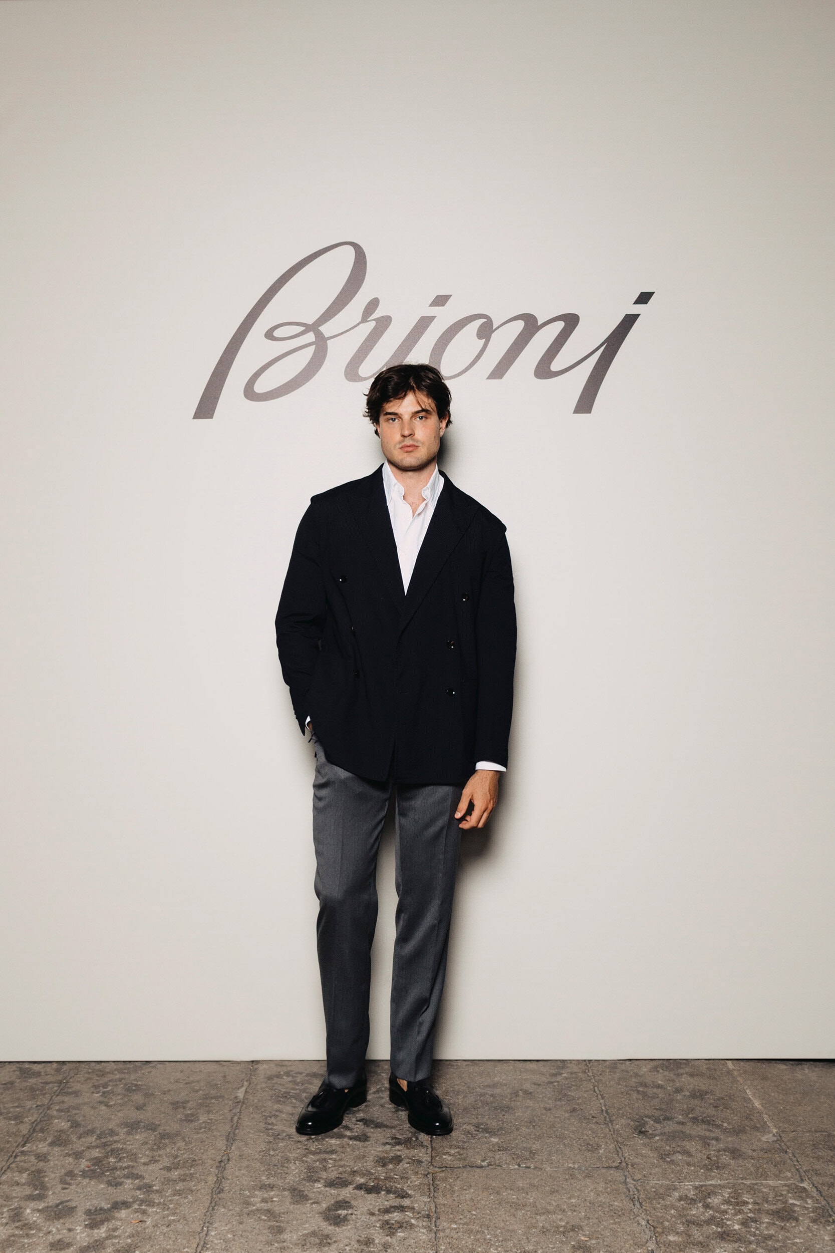 Brioni Cel Spring 2026 Men's Fashion Show Front Row