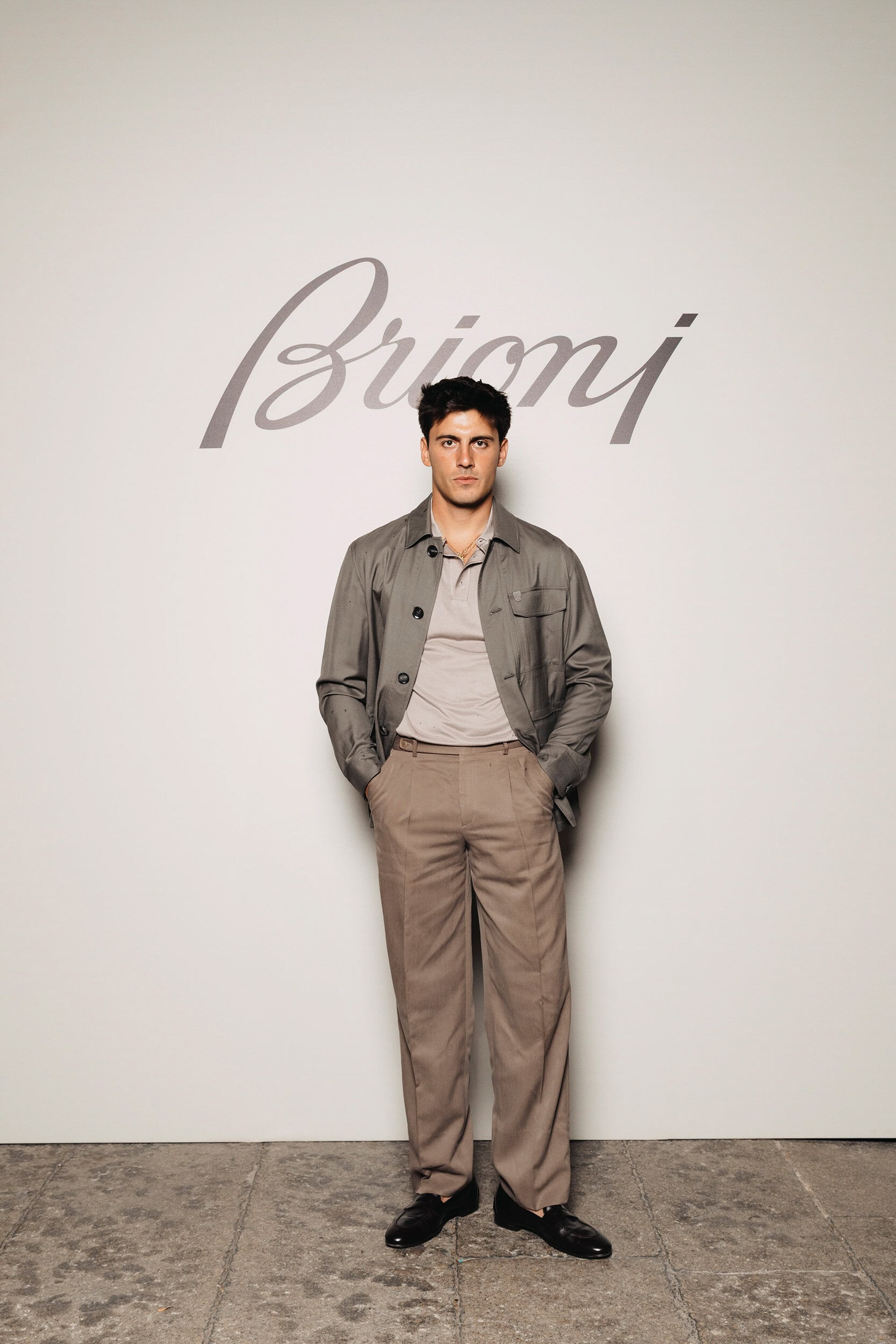Brioni Cel Spring 2026 Men's Fashion Show Front Row