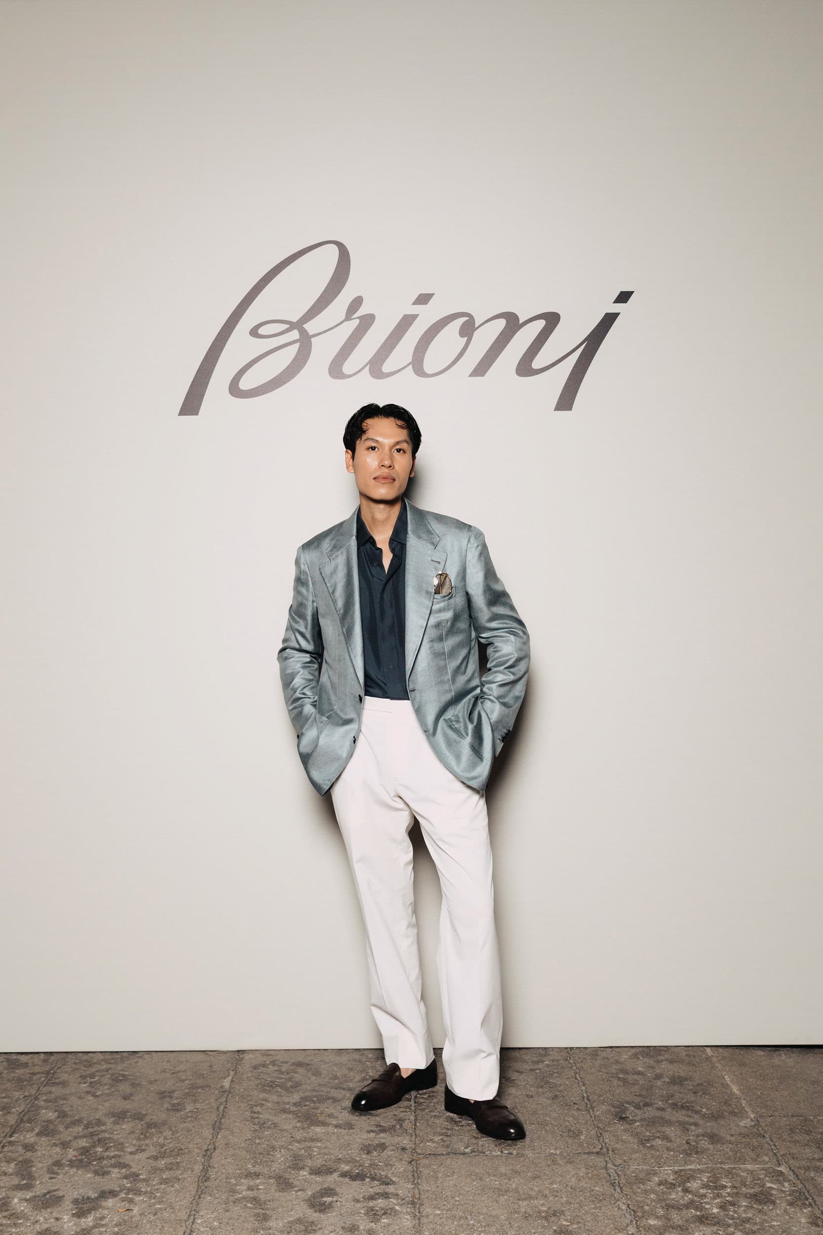 Brioni Cel Spring 2026 Men's Fashion Show Front Row