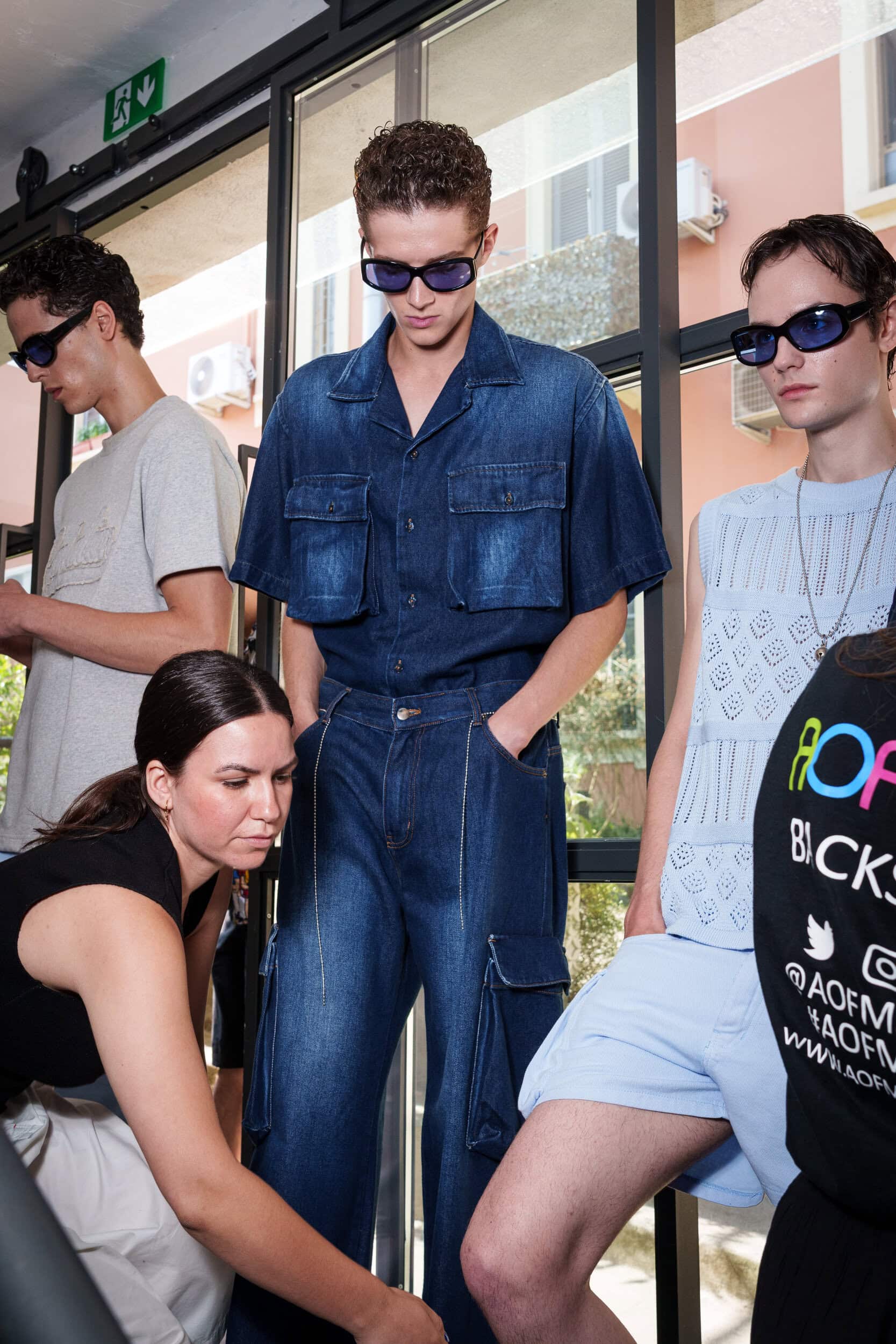 David Catalan Spring 2026 Men's Fashion Show Backstage