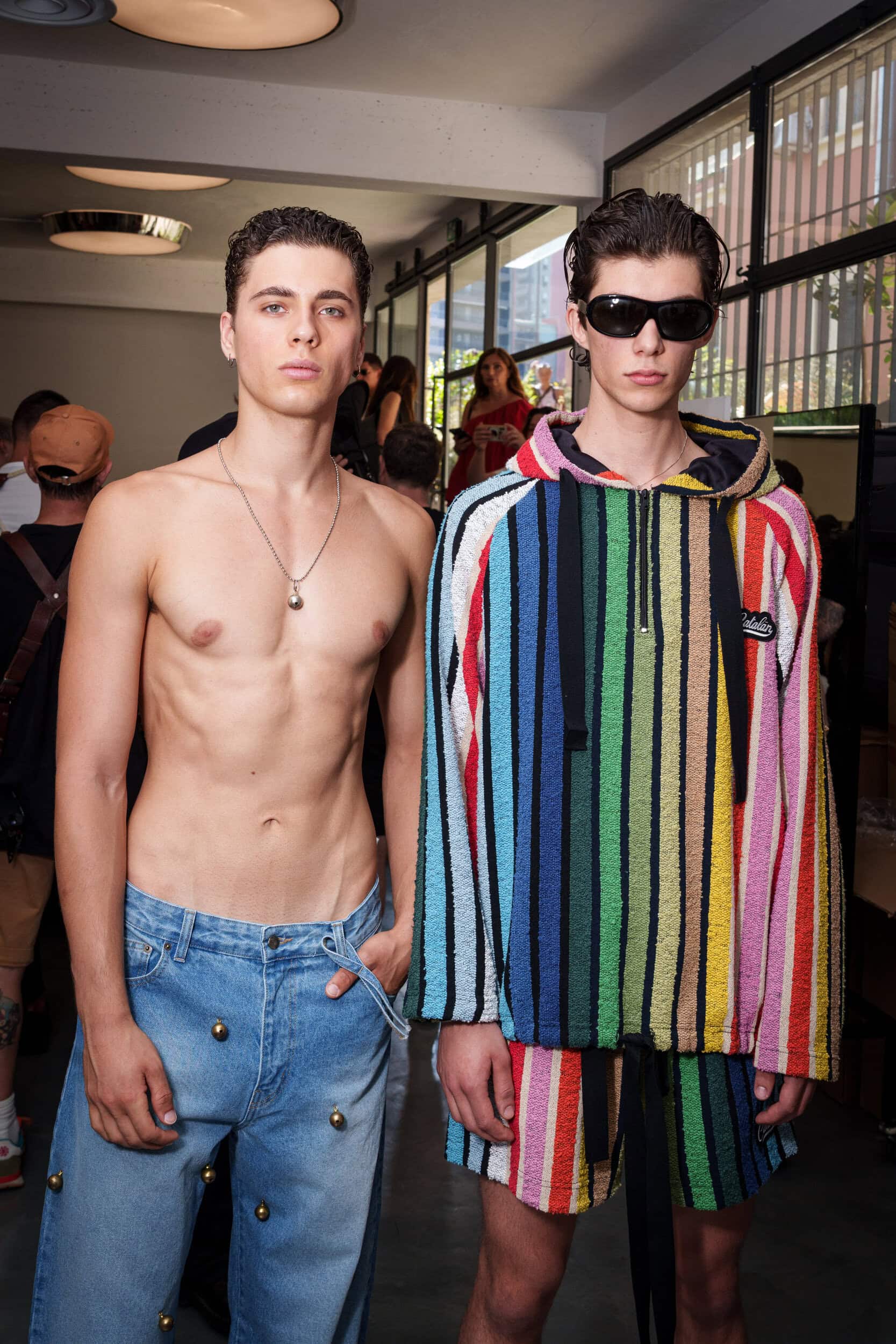 David Catalan Spring 2026 Men's Fashion Show Backstage