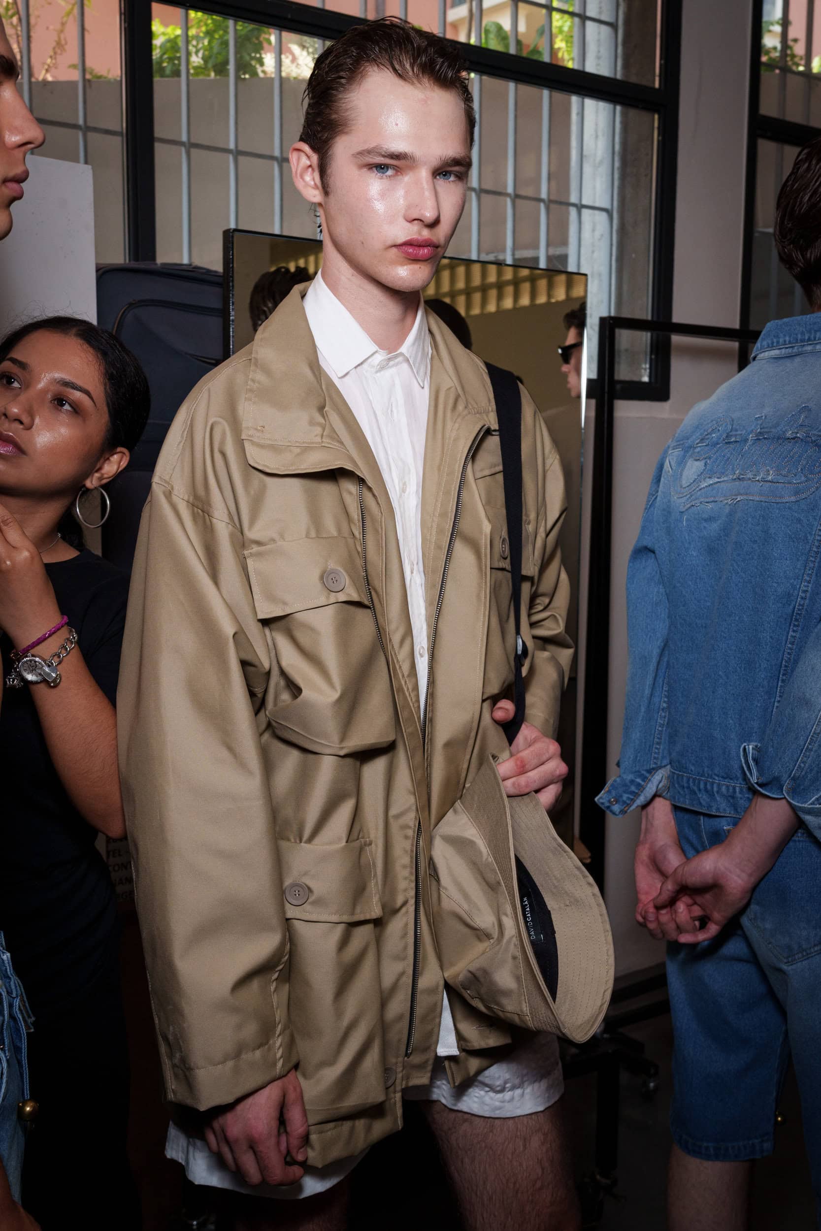 David Catalan Spring 2026 Men's Fashion Show Backstage