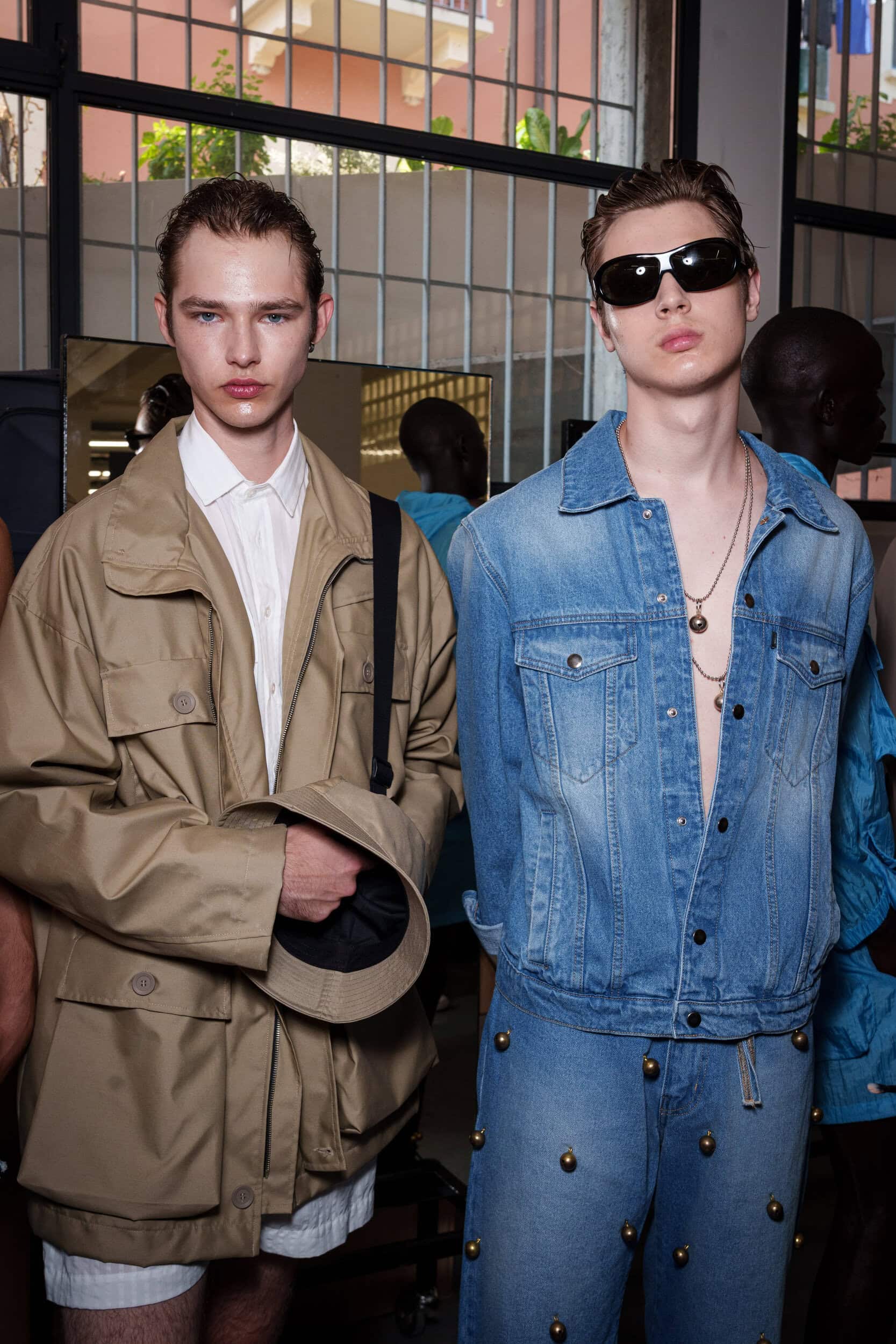David Catalan Spring 2026 Men's Fashion Show Backstage
