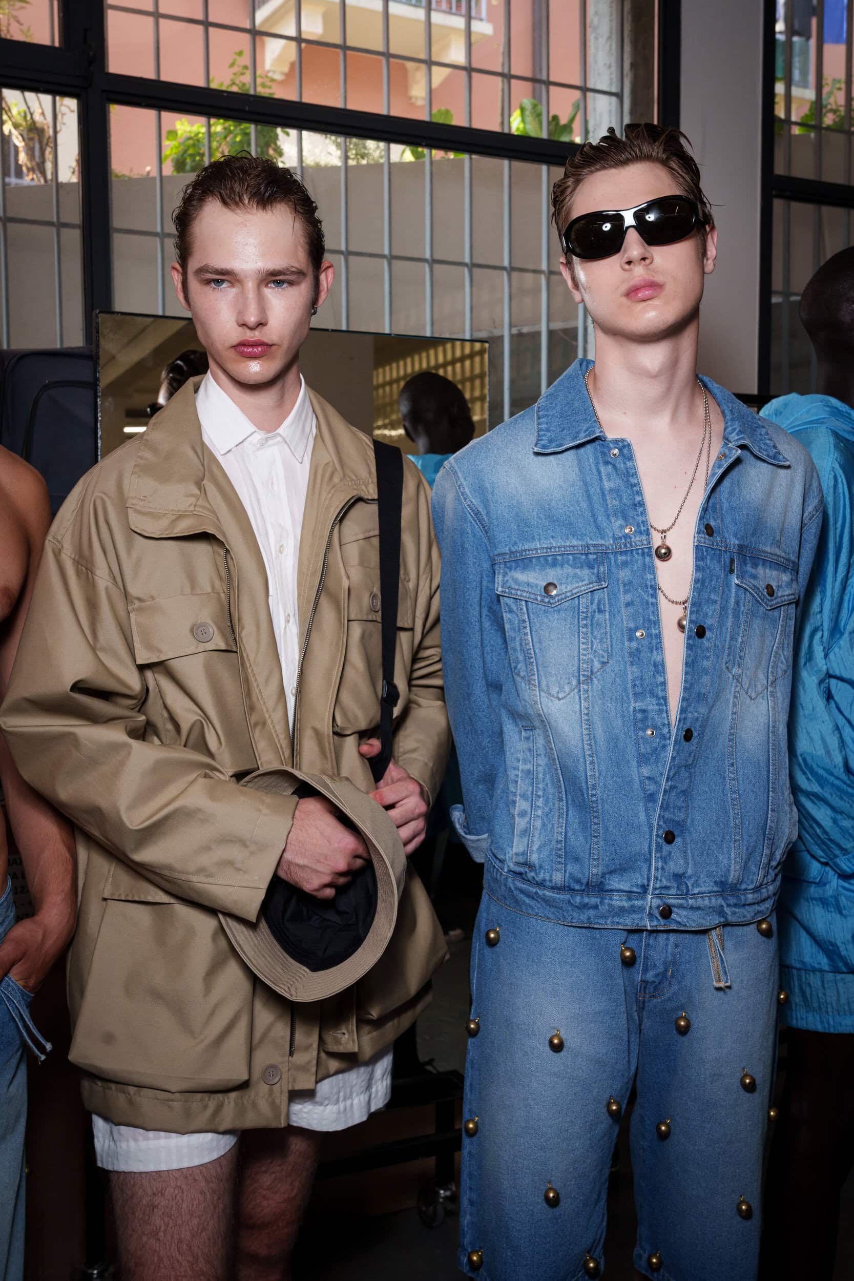 David Catalan Spring 2026 Men's Fashion Show Backstage