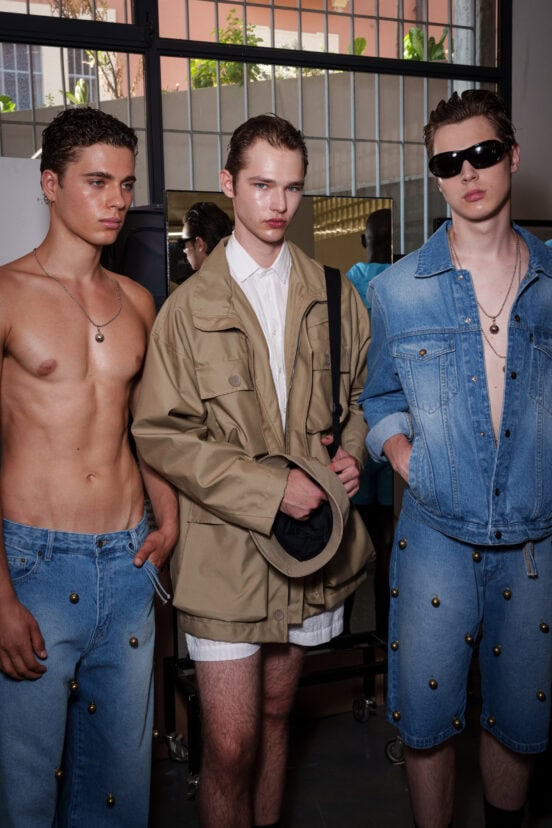 David Catalan Spring 2026 Men's Fashion Show Backstage