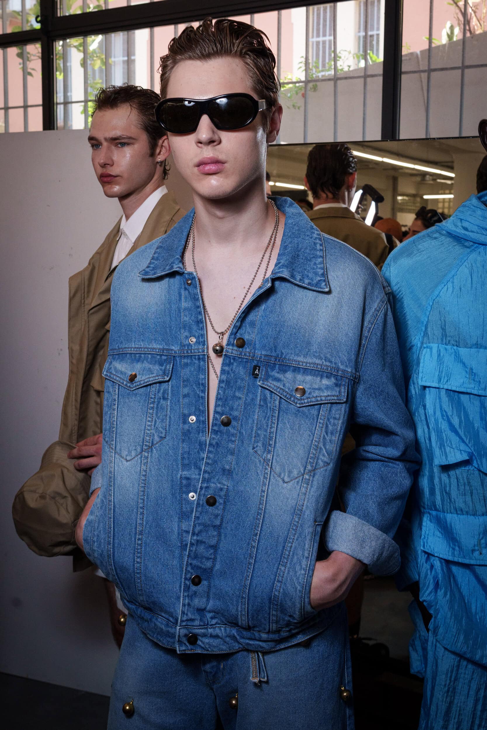 David Catalan Spring 2026 Men's Fashion Show Backstage