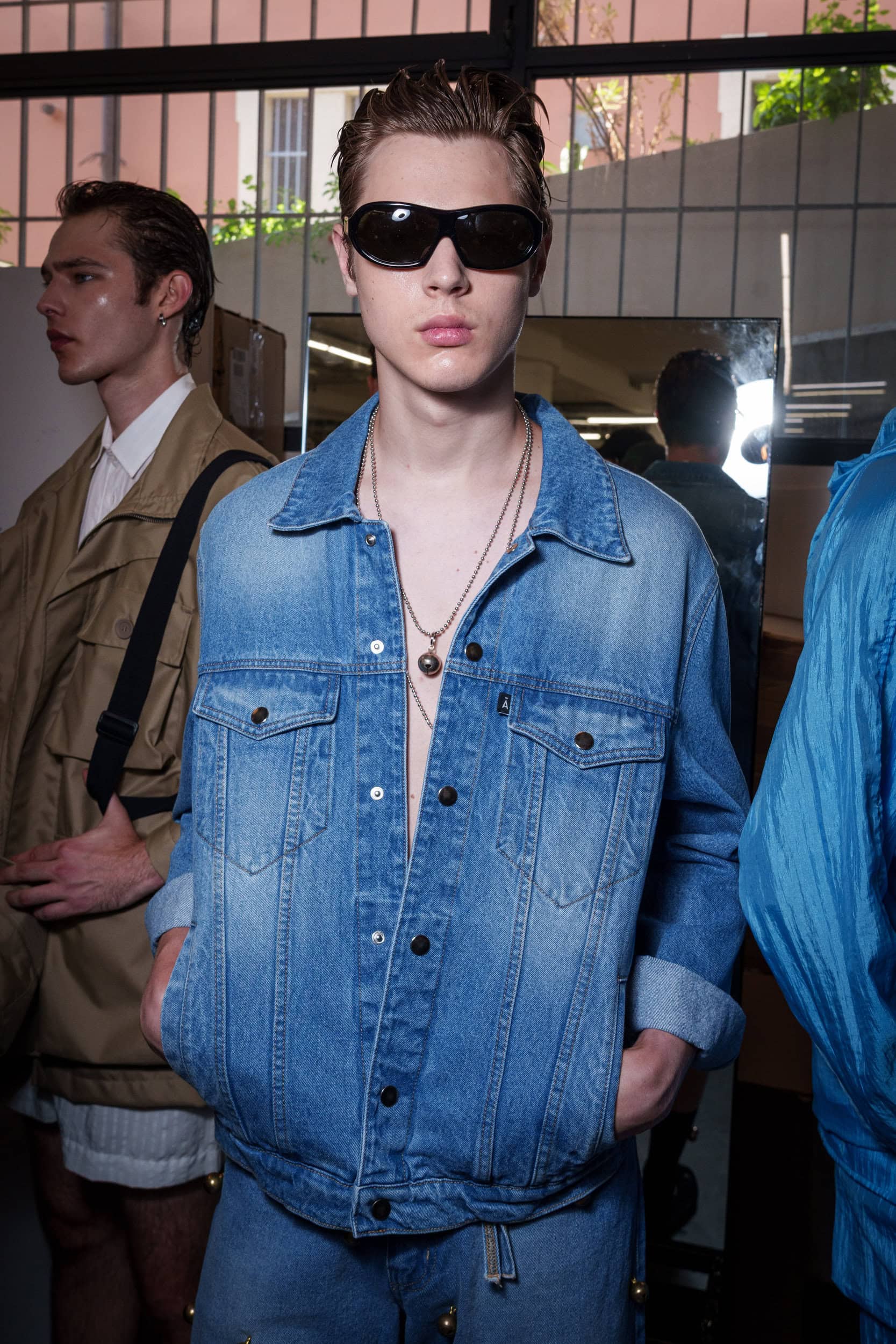 David Catalan Spring 2026 Men's Fashion Show Backstage