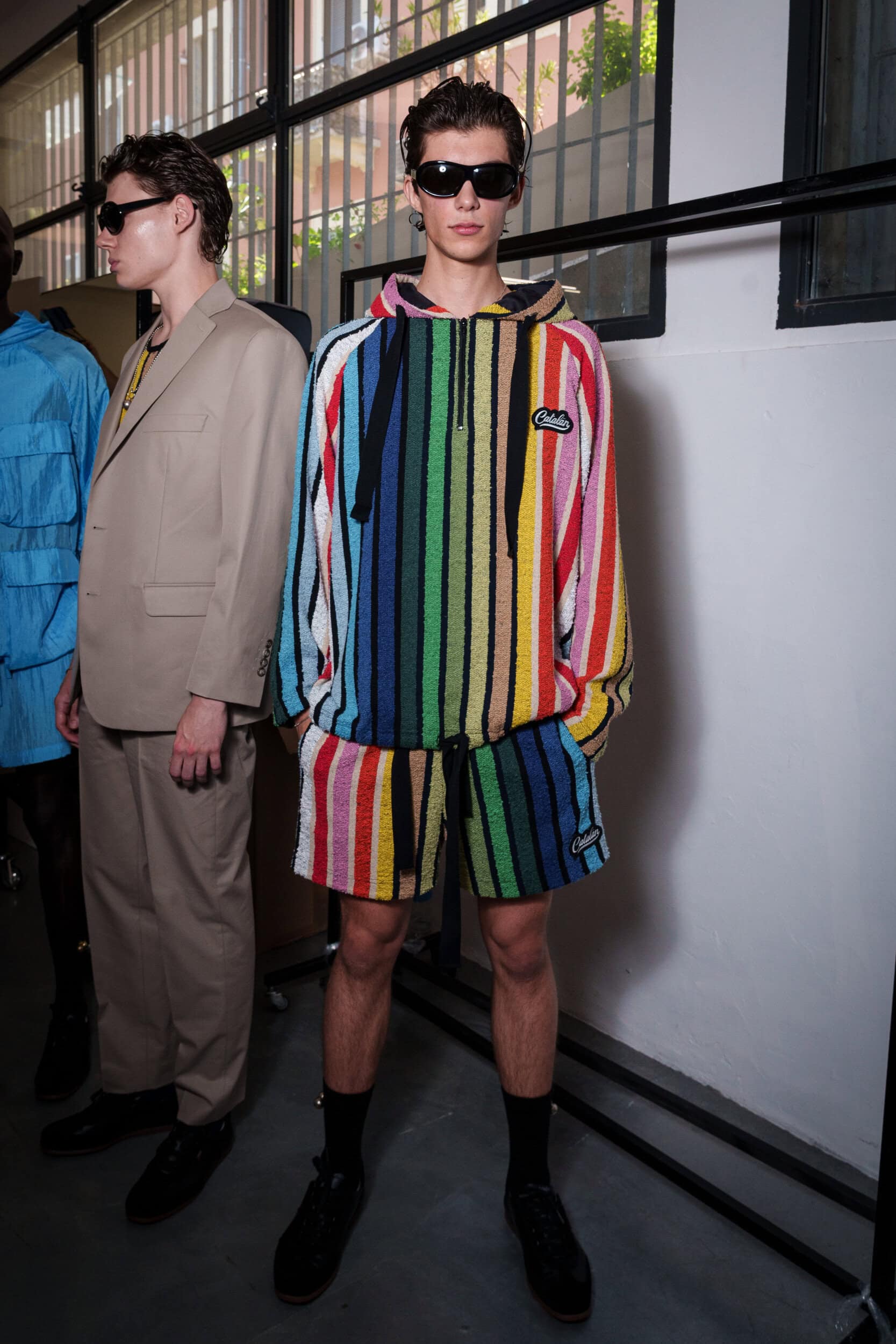 David Catalan Spring 2026 Men's Fashion Show Backstage