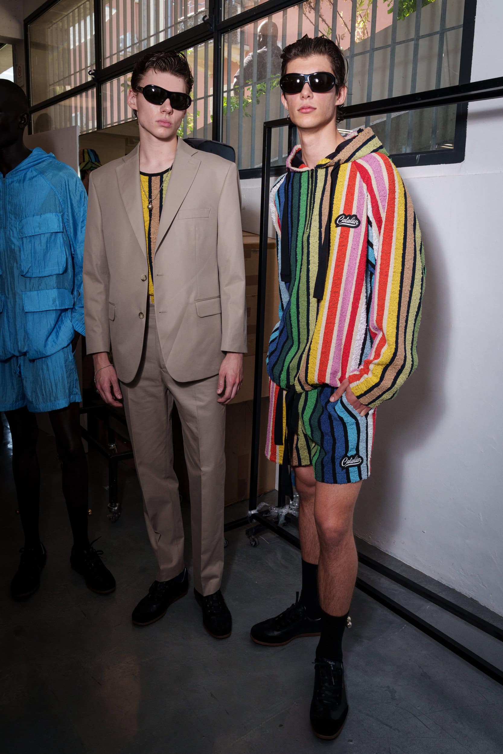 David Catalan Spring 2026 Men's Fashion Show Backstage