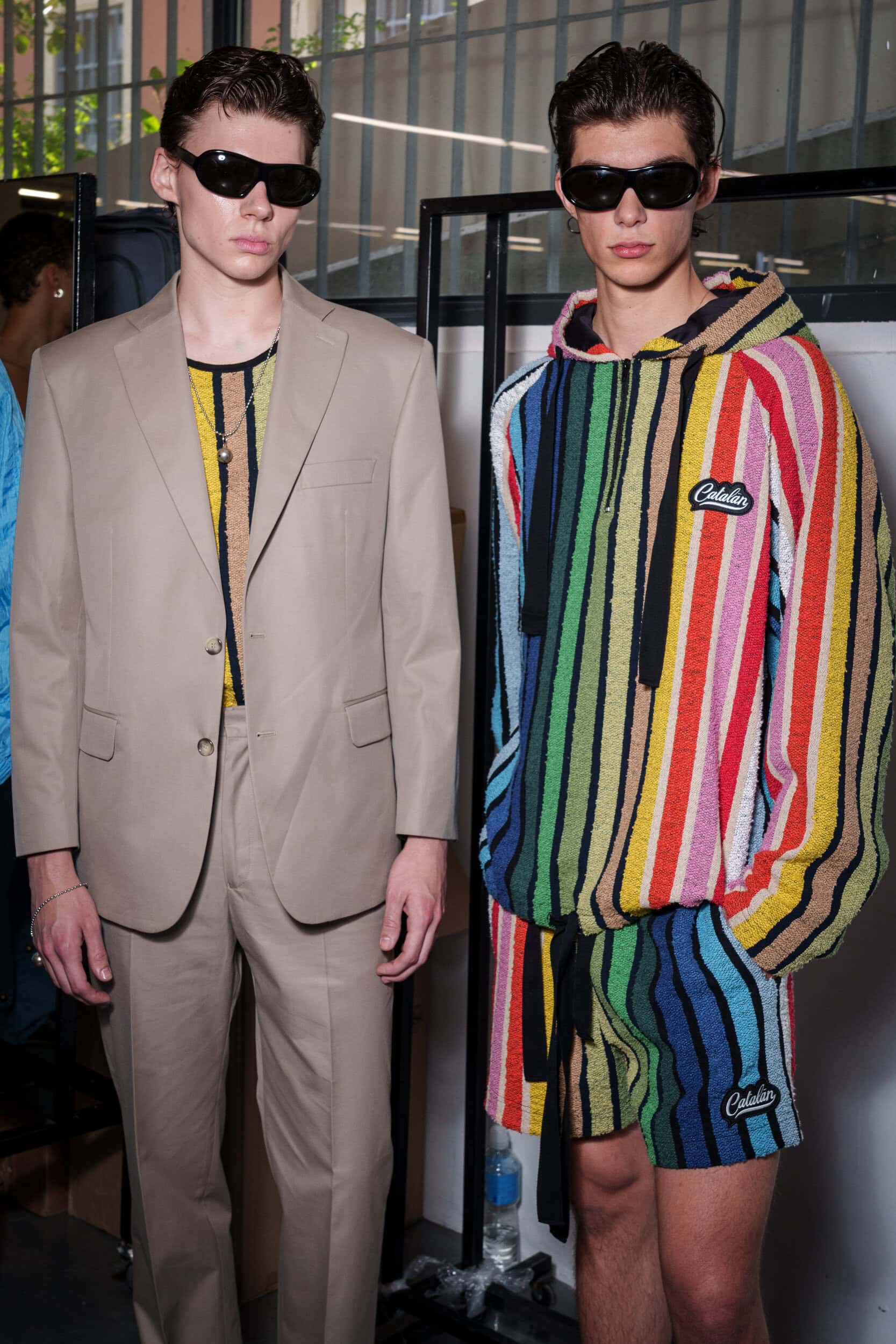 David Catalan Spring 2026 Men's Fashion Show Backstage