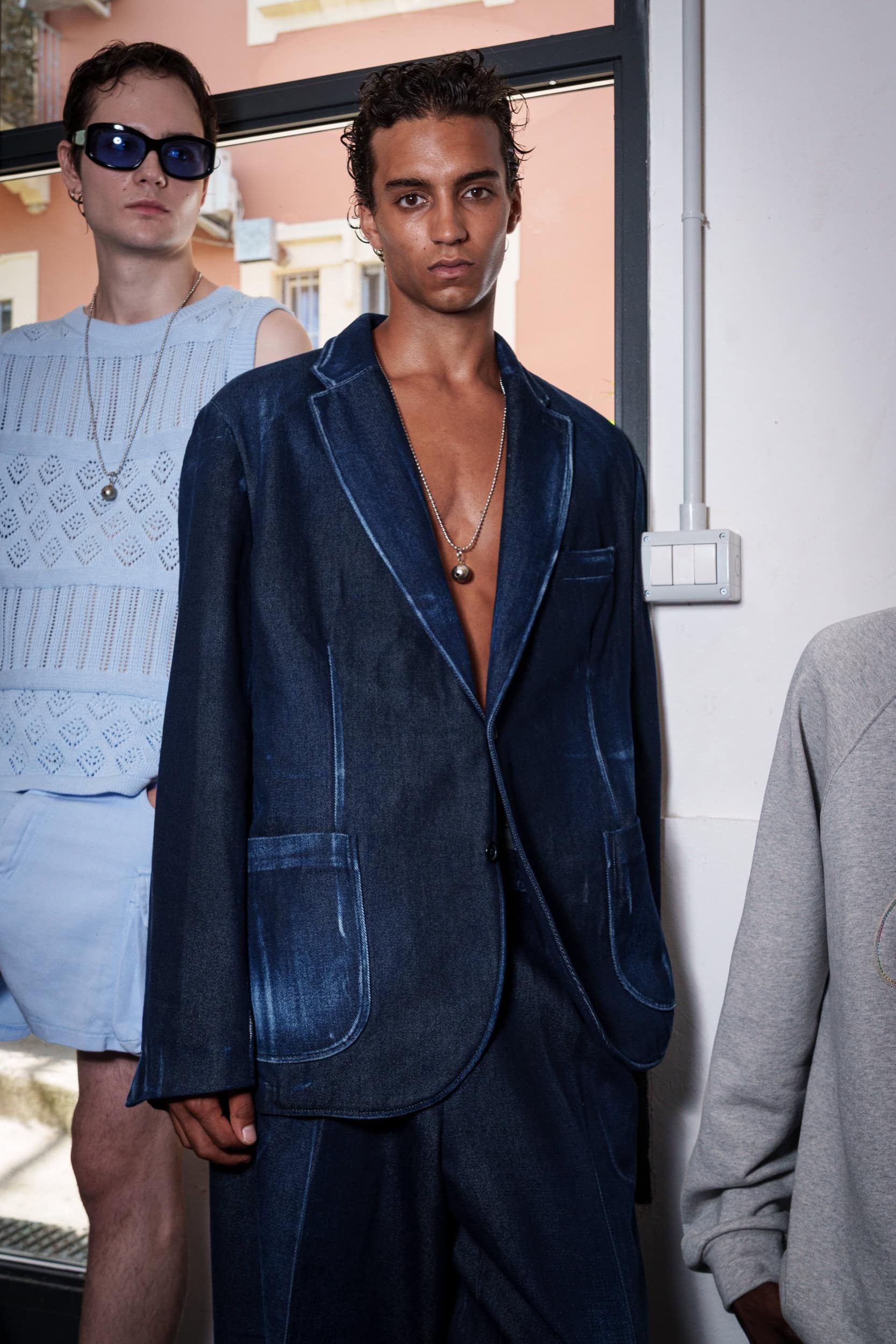 David Catalan Spring 2026 Men's Fashion Show Backstage