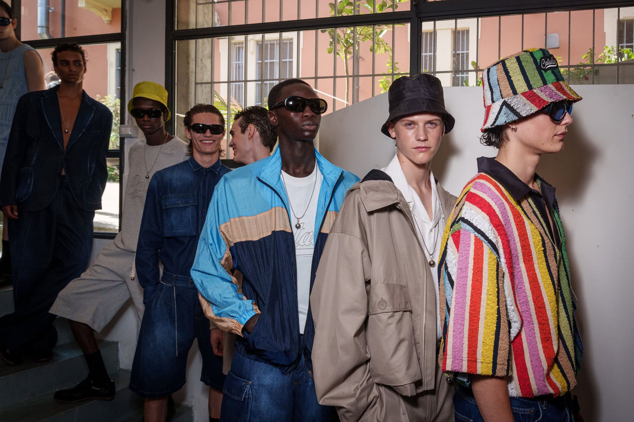 David Catalan Spring 2026 Men's Fashion Show Backstage