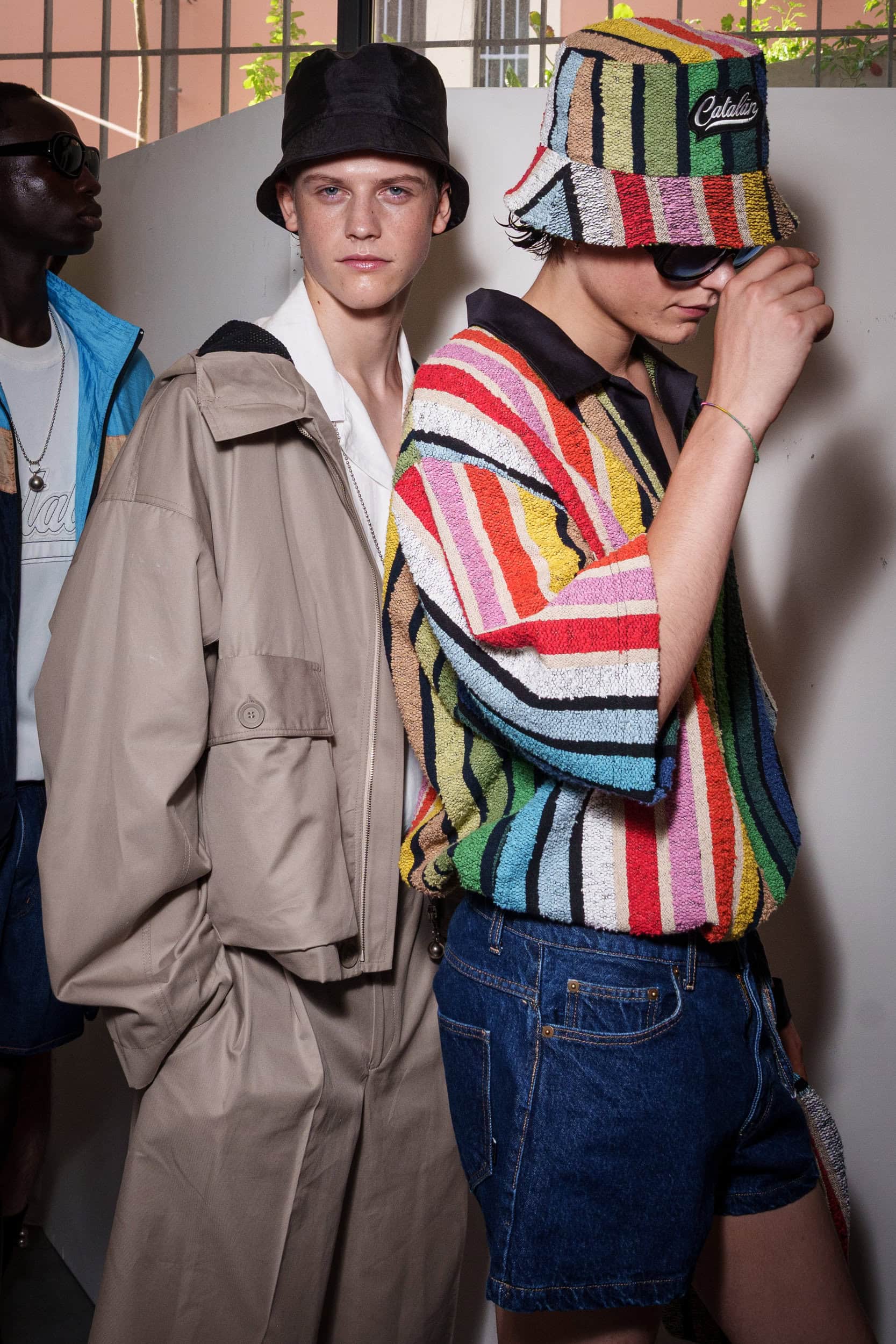 David Catalan Spring 2026 Men's Fashion Show Backstage