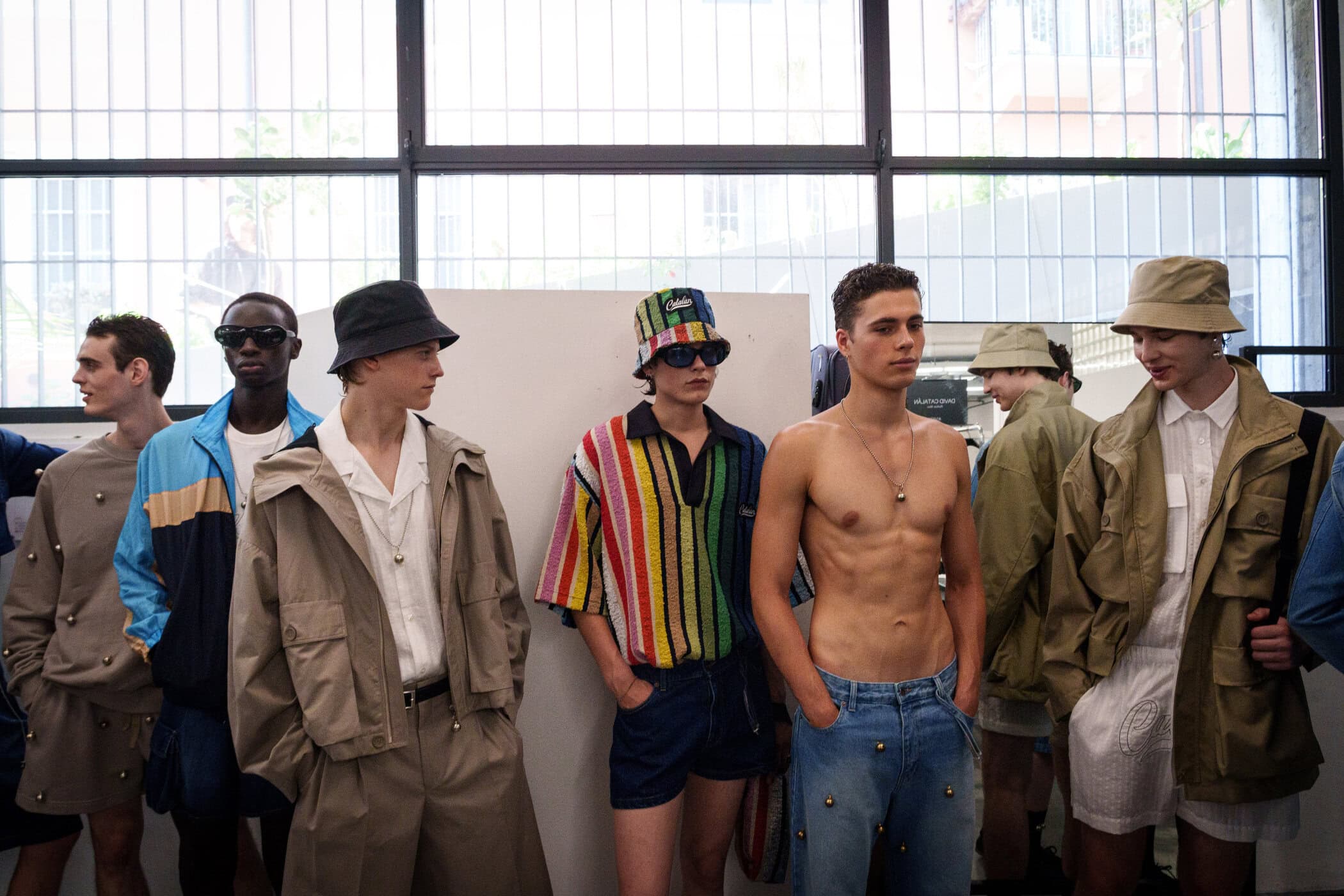 David Catalan Spring 2026 Men's Fashion Show Backstage