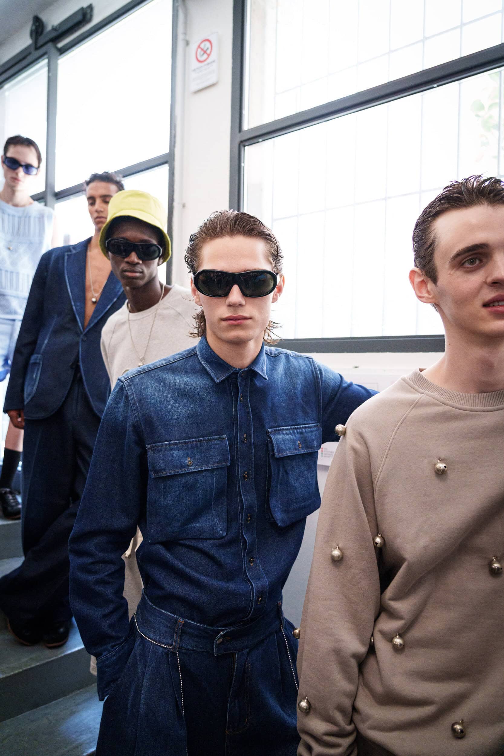 David Catalan Spring 2026 Men's Fashion Show Backstage