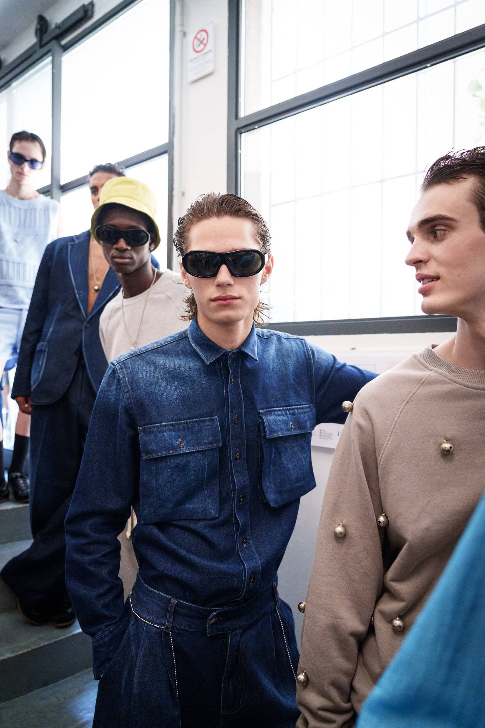 David Catalan Spring 2026 Men's Fashion Show Backstage