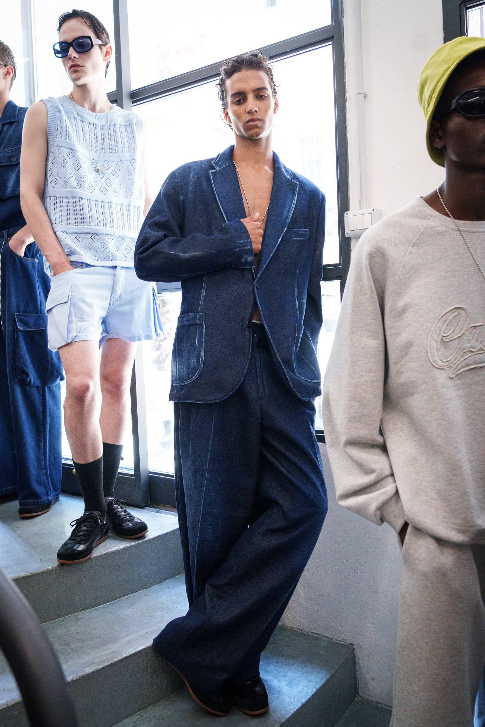 David Catalan Spring 2026 Men's Fashion Show Backstage