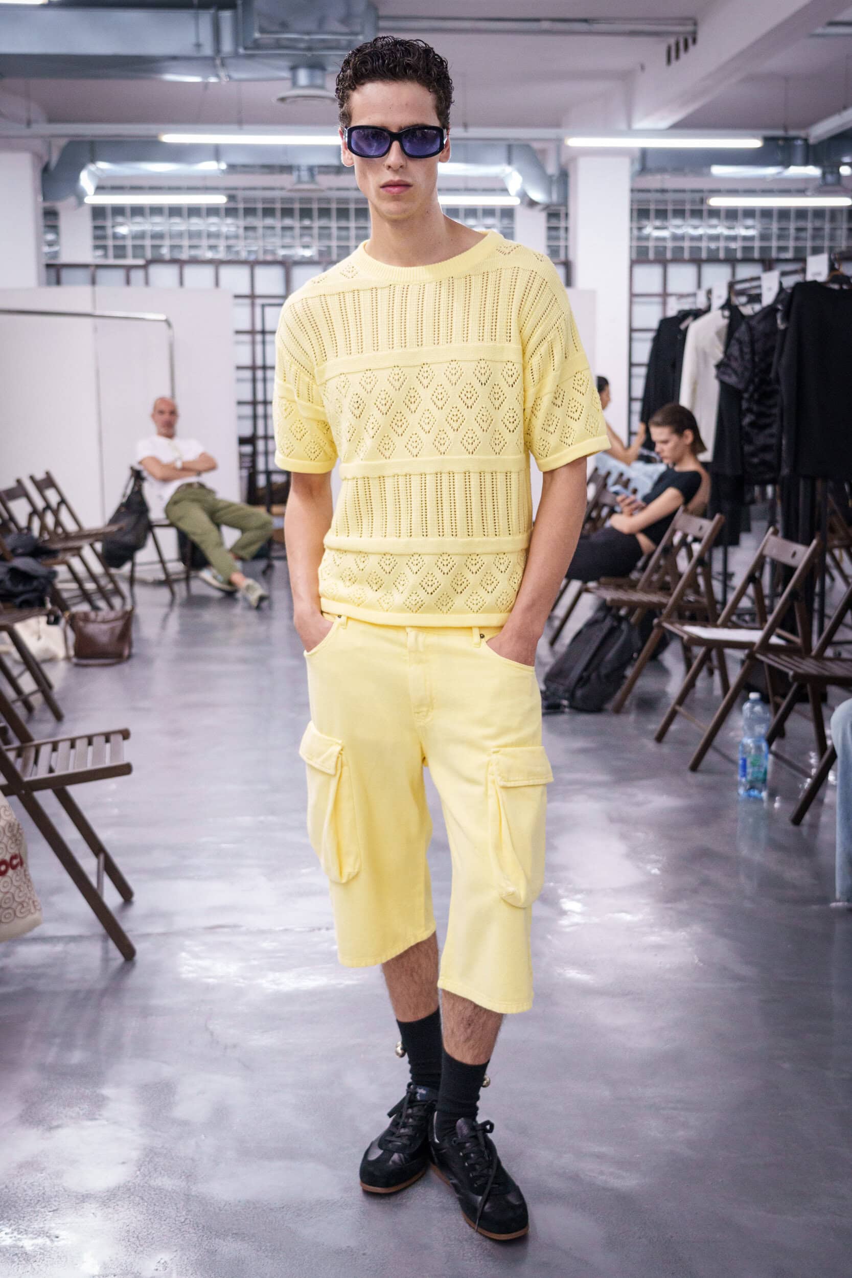 David Catalan Spring 2026 Men's Fashion Show Backstage