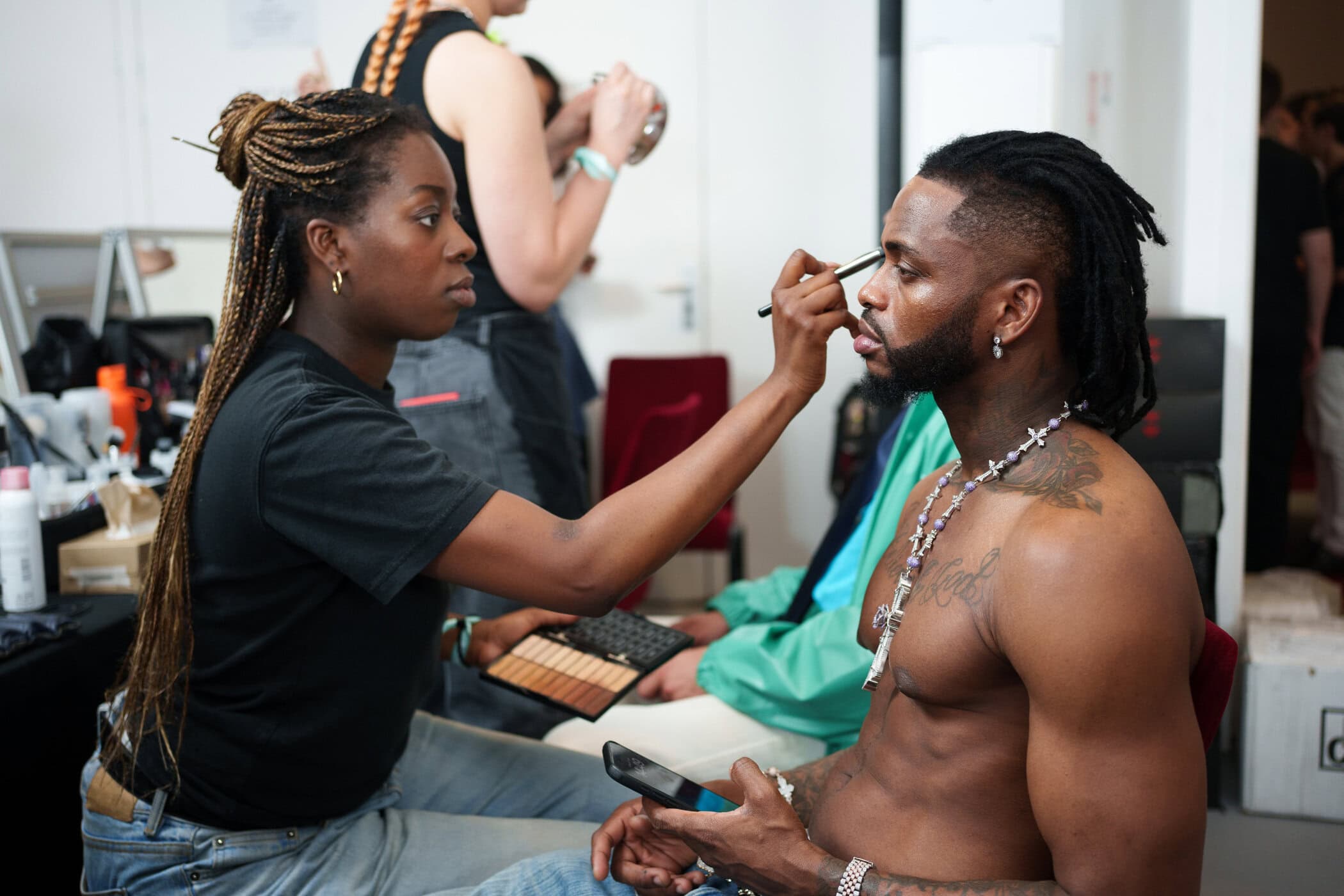 Willy Chavarria Spring 2026 Men's Fashion Show Backstage