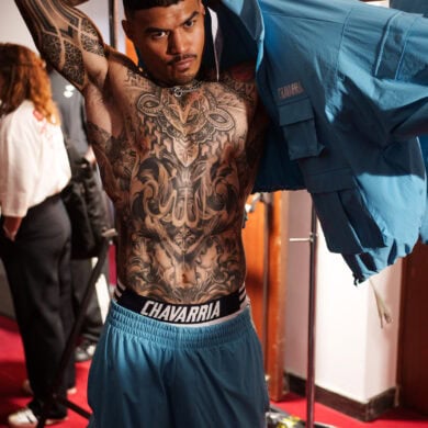 Willy Chavarria Spring 2026 Men's Fashion Show Backstage