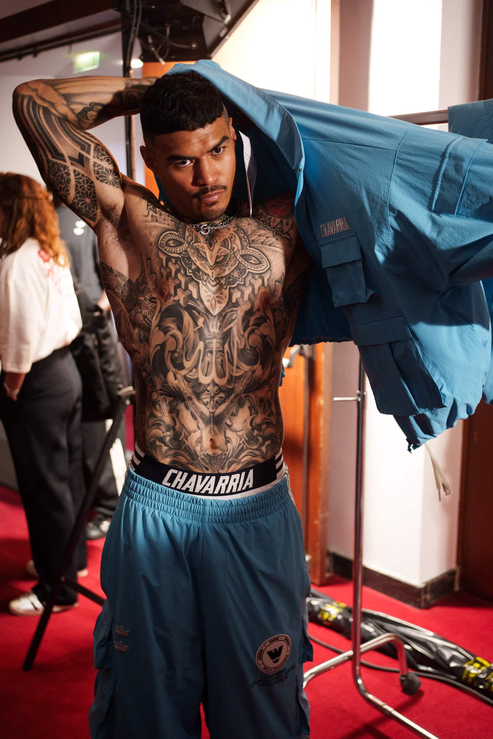 Willy Chavarria Spring 2026 Men's Fashion Show Backstage