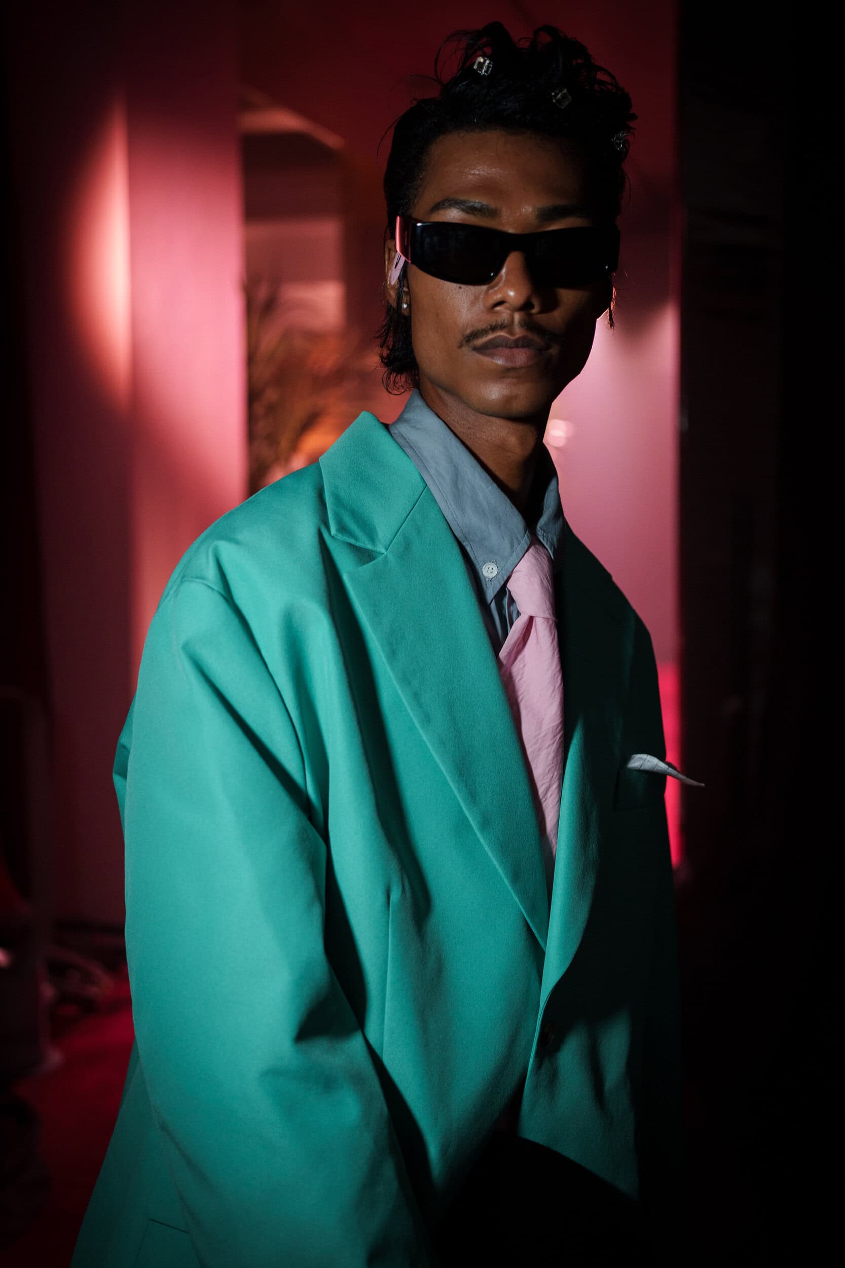Willy Chavarria Spring 2026 Men's Fashion Show Backstage