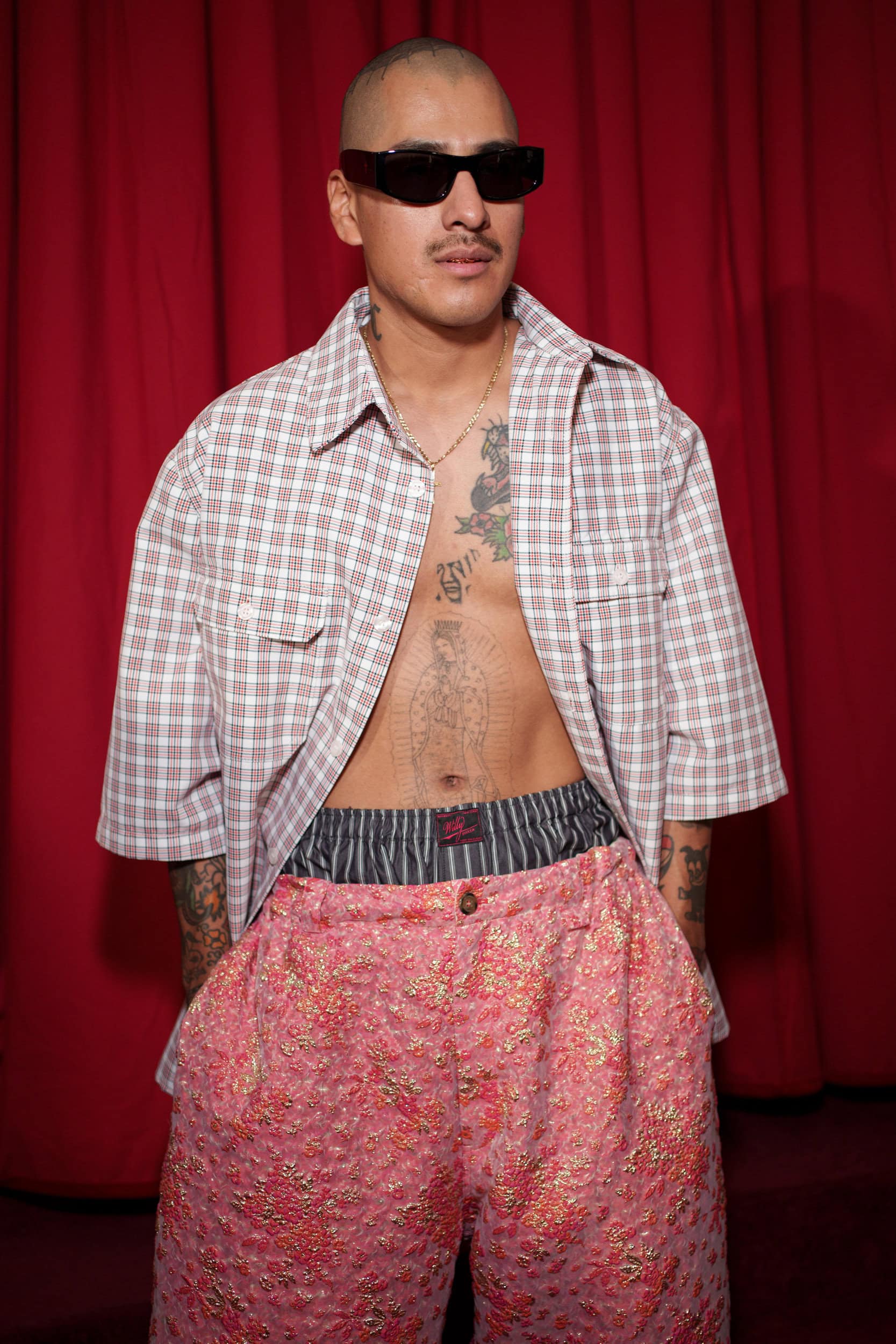 Willy Chavarria Spring 2026 Men's Fashion Show Backstage