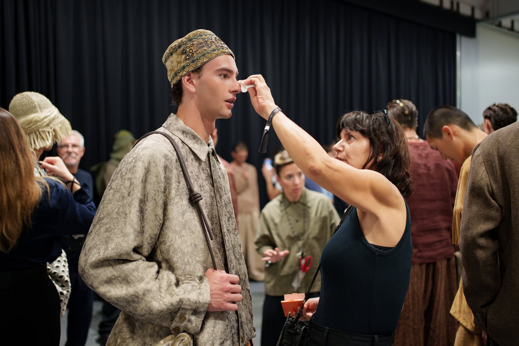 Emporio Armani Spring 2026 Men's Fashion Show Backstage