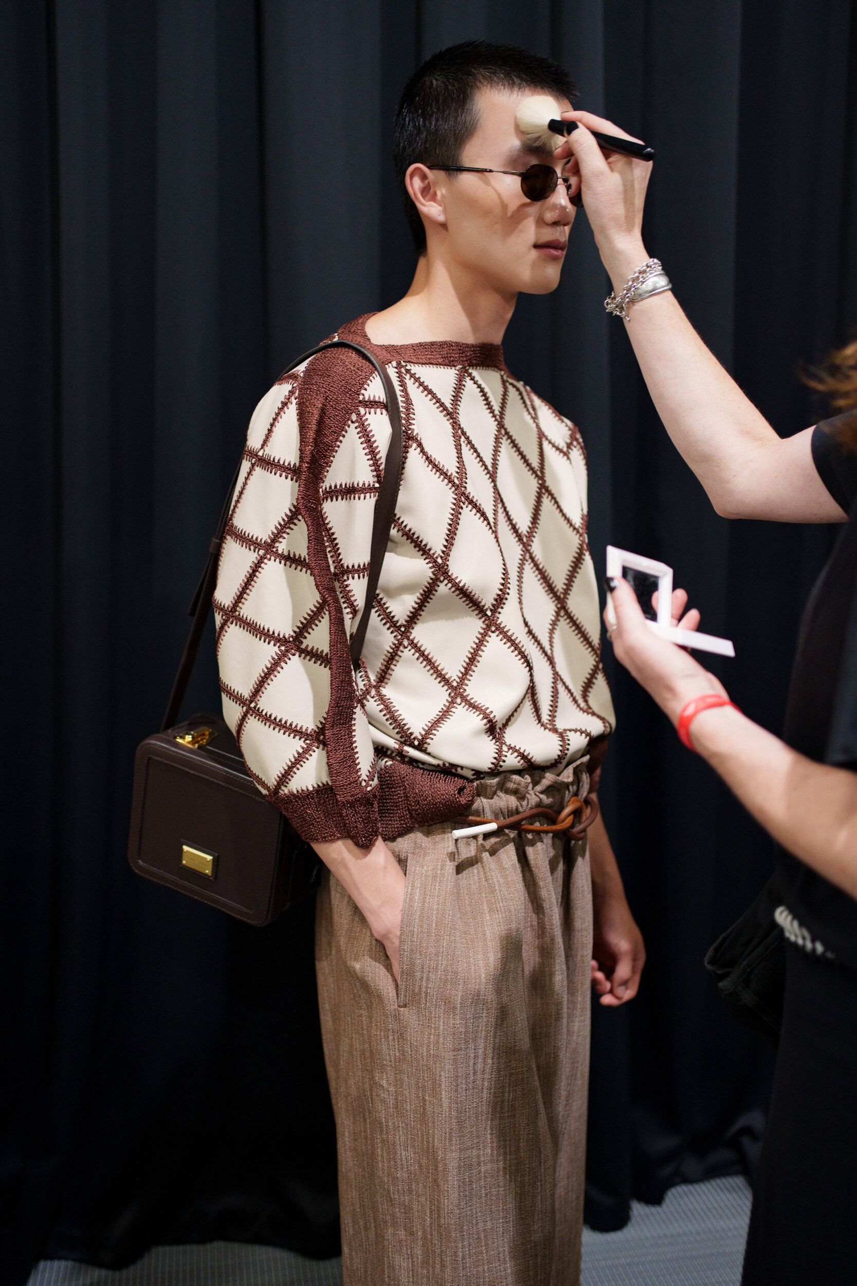 Emporio Armani Spring 2026 Men's Fashion Show Backstage
