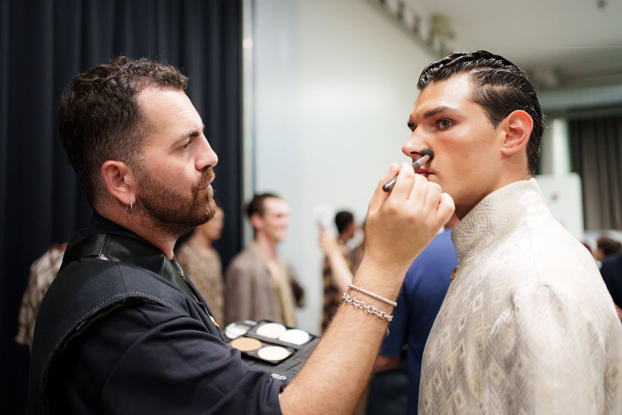 Emporio Armani Spring 2026 Men's Fashion Show Backstage