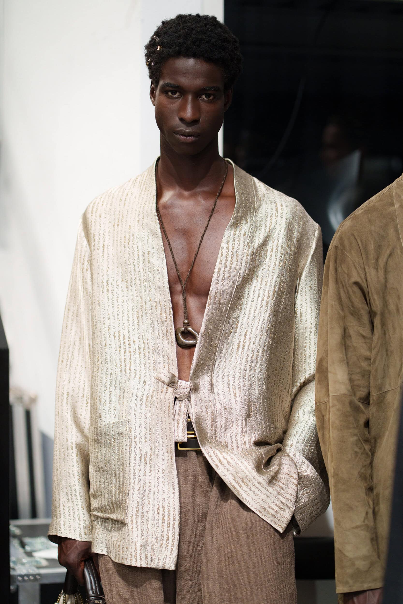 Emporio Armani Spring 2026 Men's Fashion Show Backstage