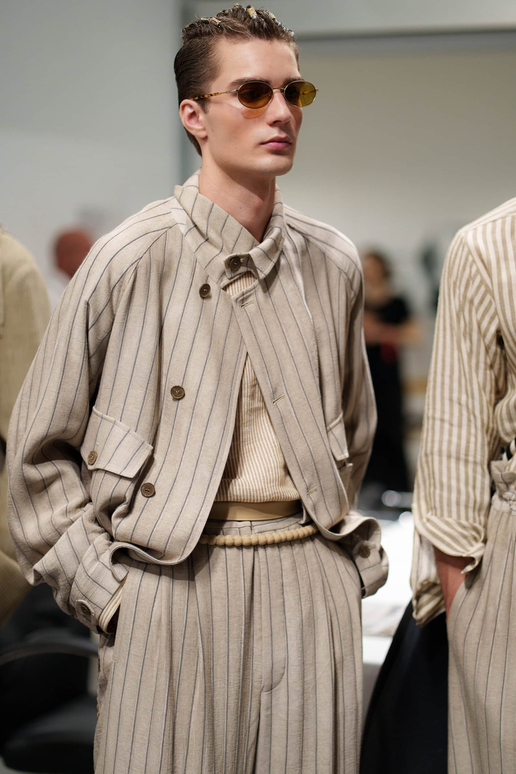 Emporio Armani Spring 2026 Men's Fashion Show Backstage