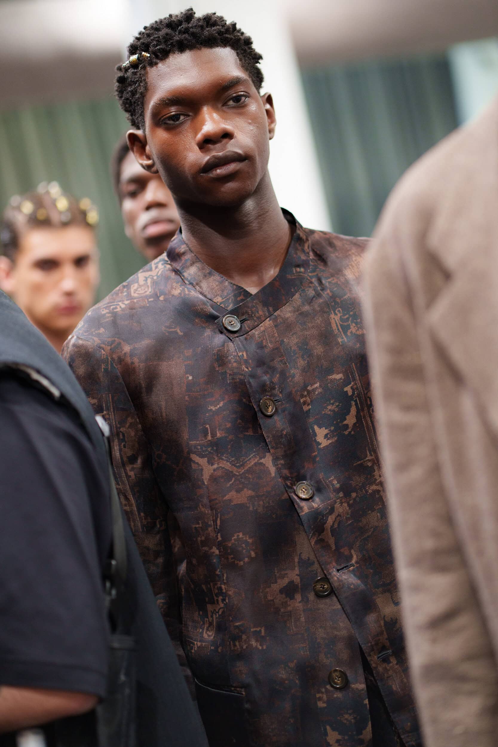 Emporio Armani Spring 2026 Men's Fashion Show Backstage