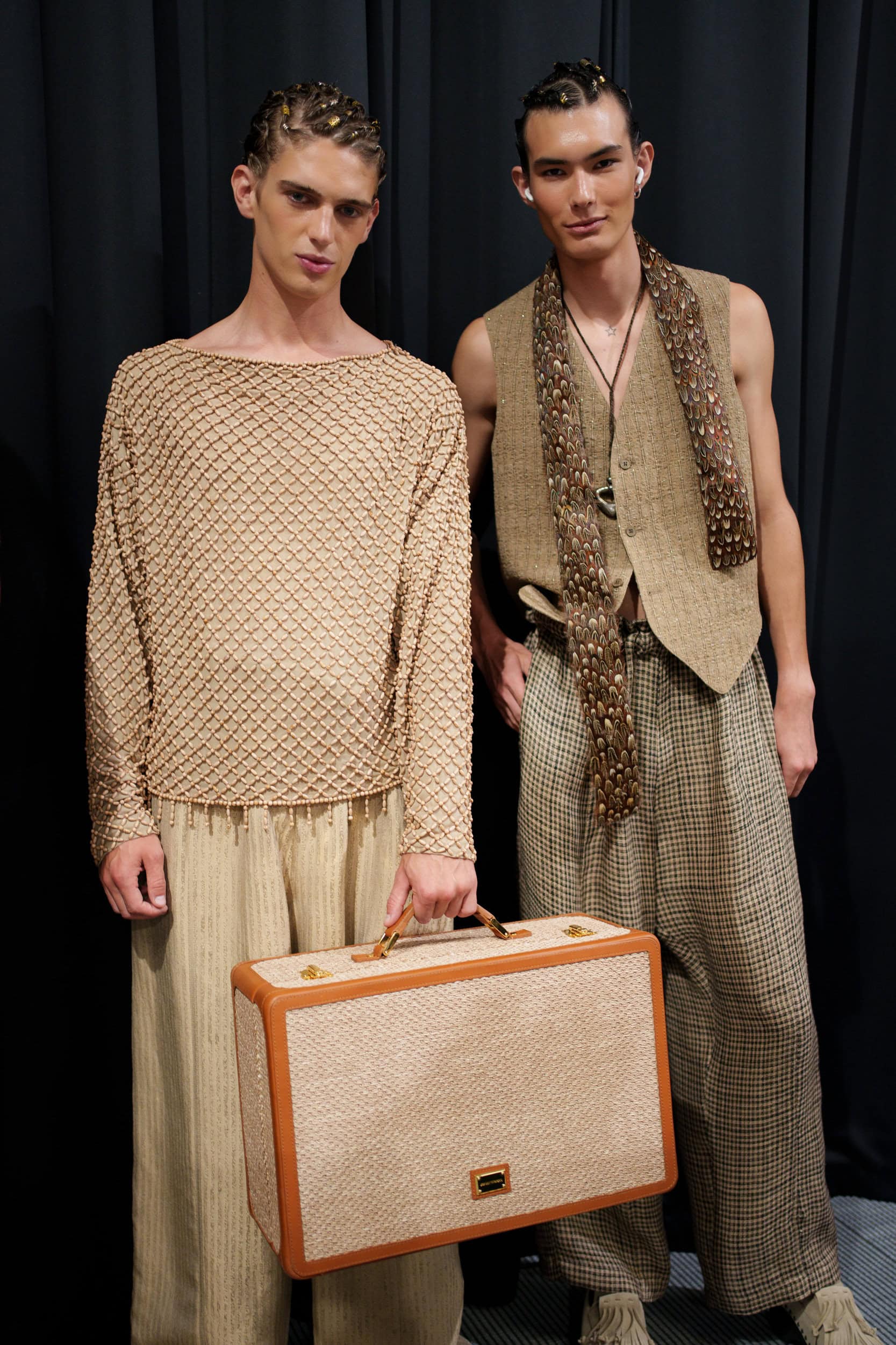 Emporio Armani Spring 2026 Men's Fashion Show Backstage