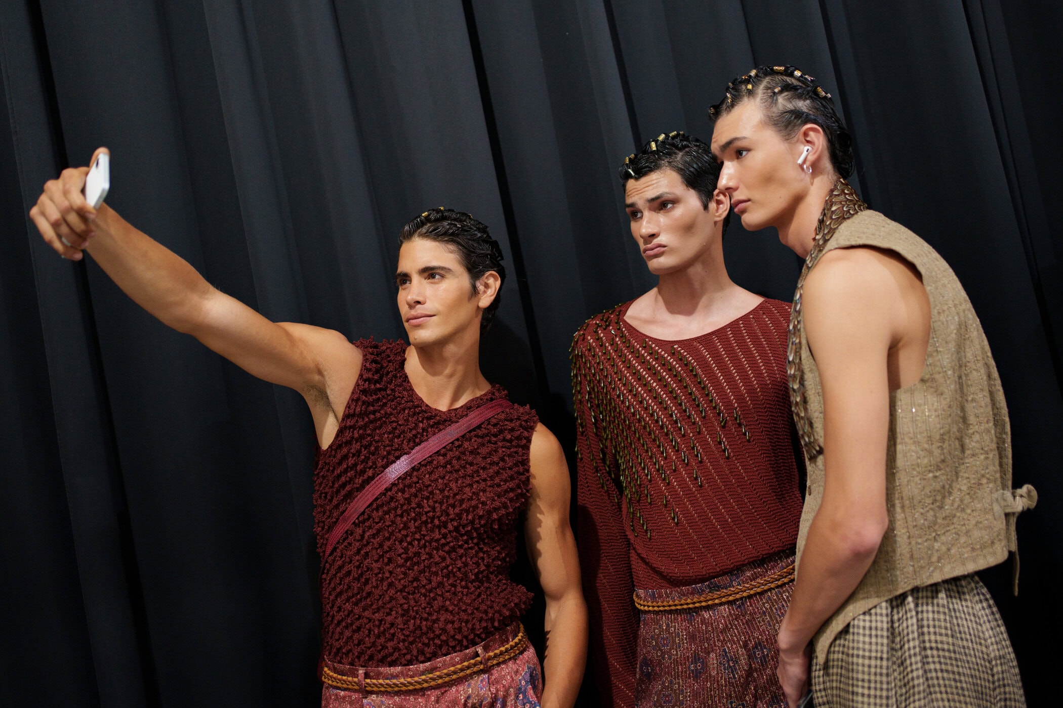 Emporio Armani Spring 2026 Men's Fashion Show Backstage