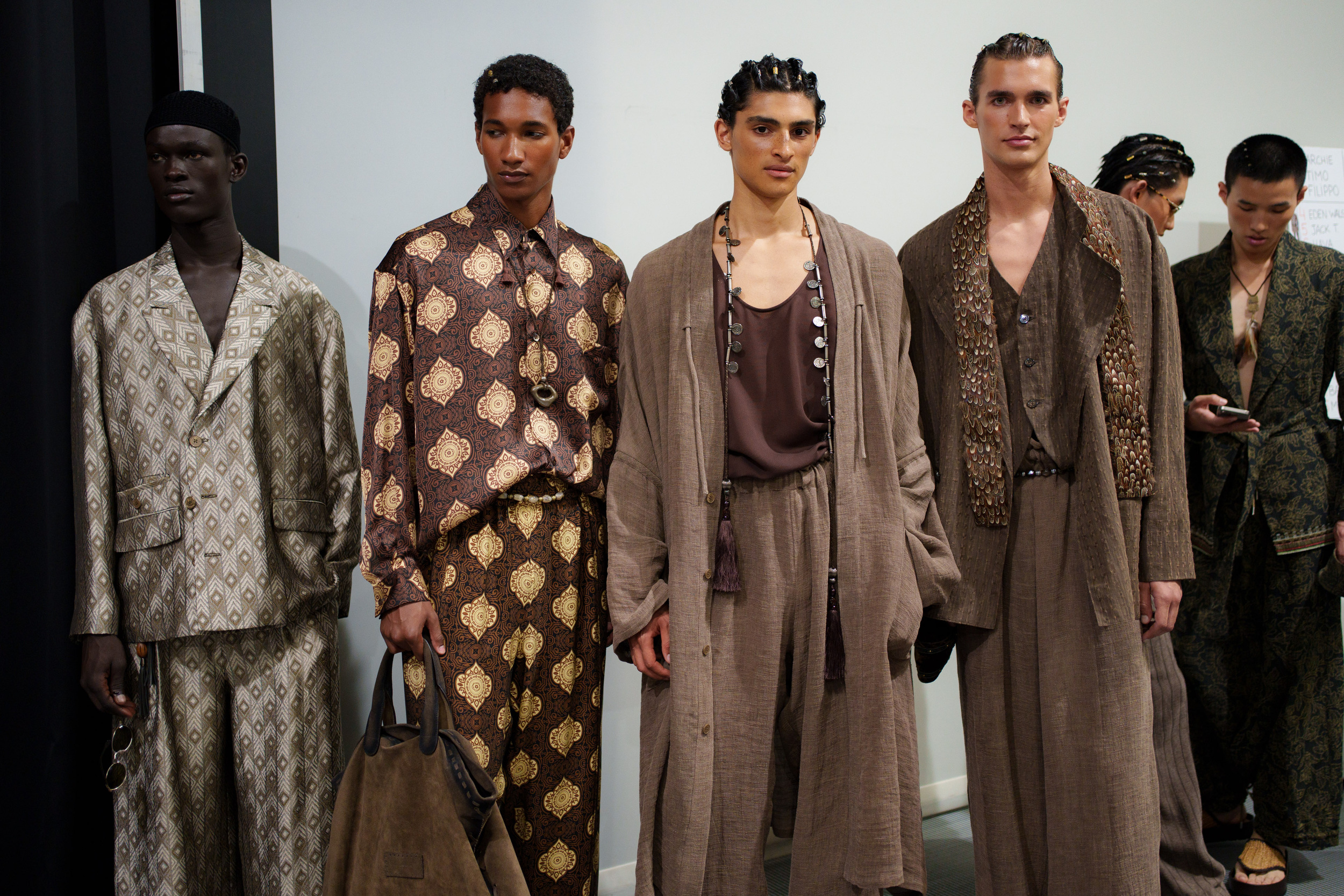Emporio Armani Spring 2026 Men's Fashion Show Backstage