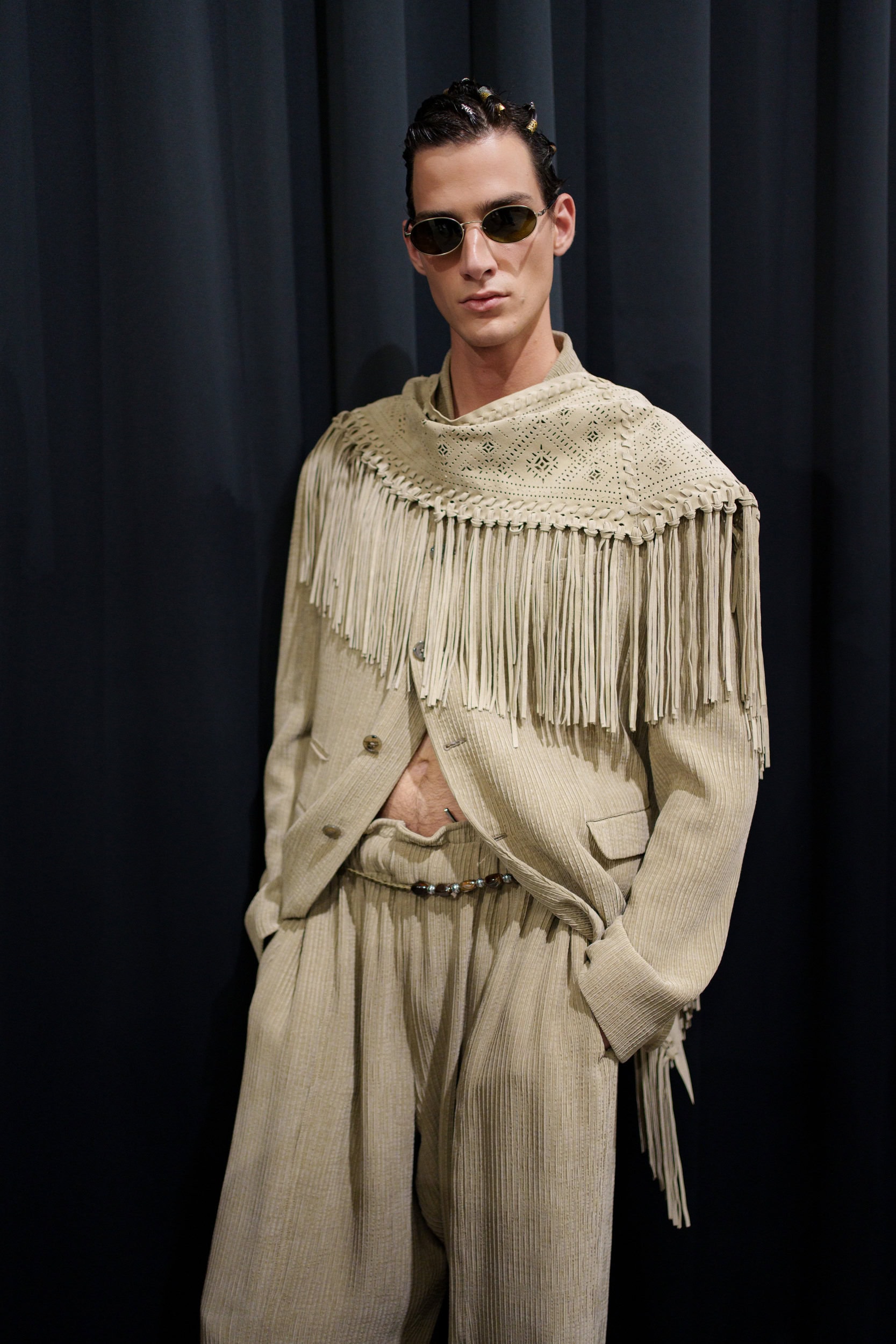 Emporio Armani Spring 2026 Men's Fashion Show Backstage