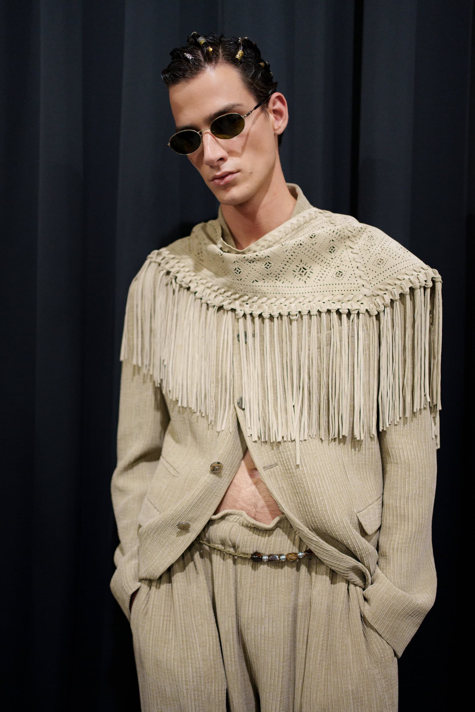 Emporio Armani Spring 2026 Men's Fashion Show Backstage