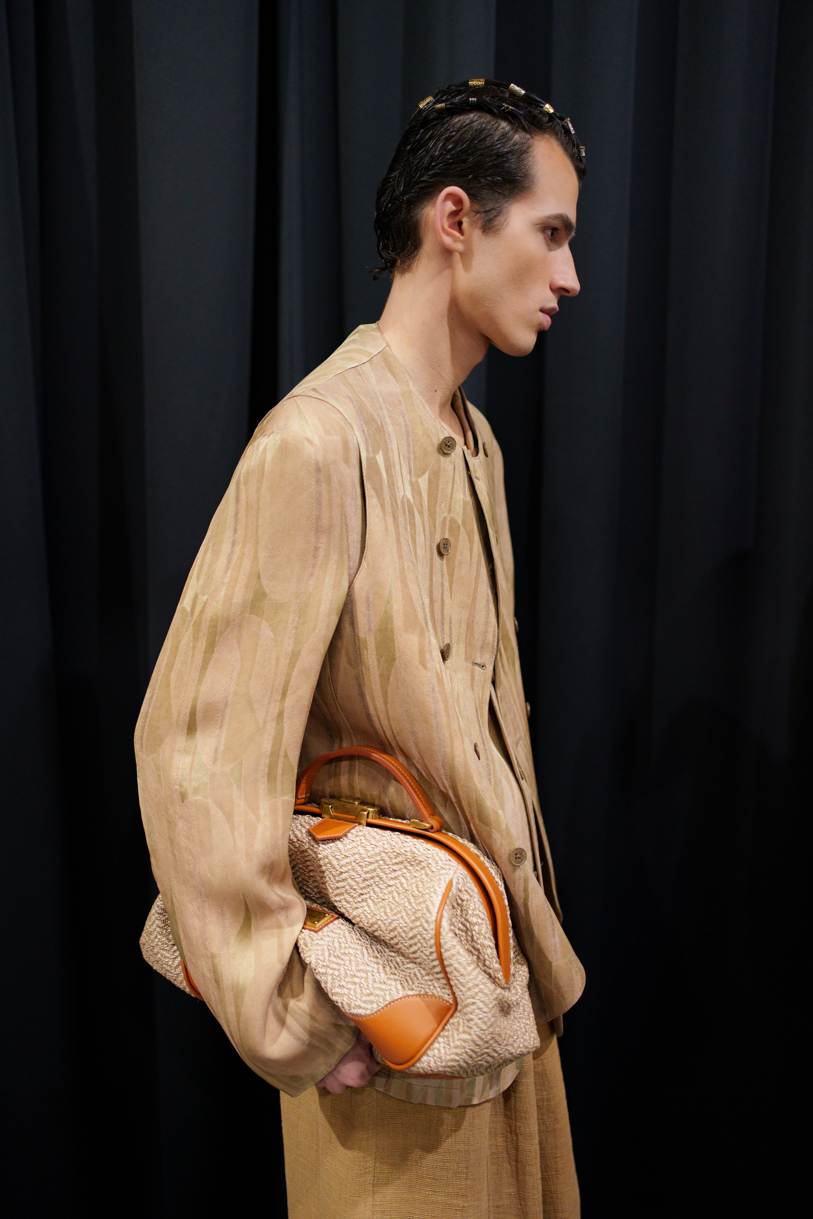 Emporio Armani Spring 2026 Men's Fashion Show Backstage