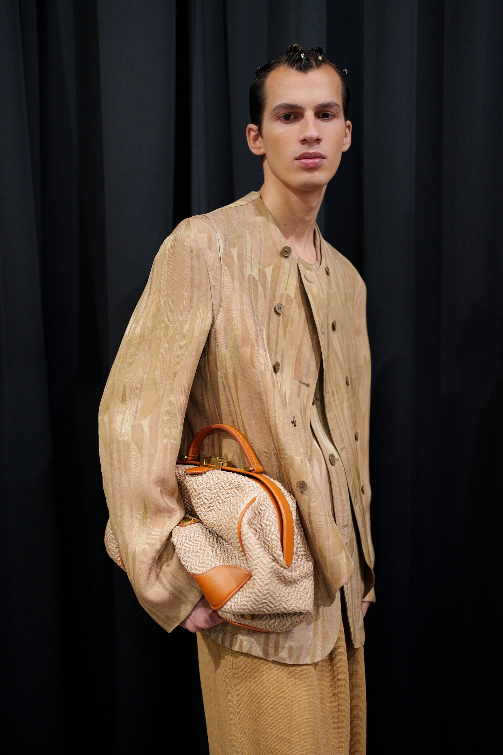 Emporio Armani Spring 2026 Men's Fashion Show Backstage