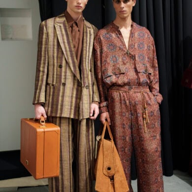 Emporio Armani Spring 2026 Men's Fashion Show Backstage