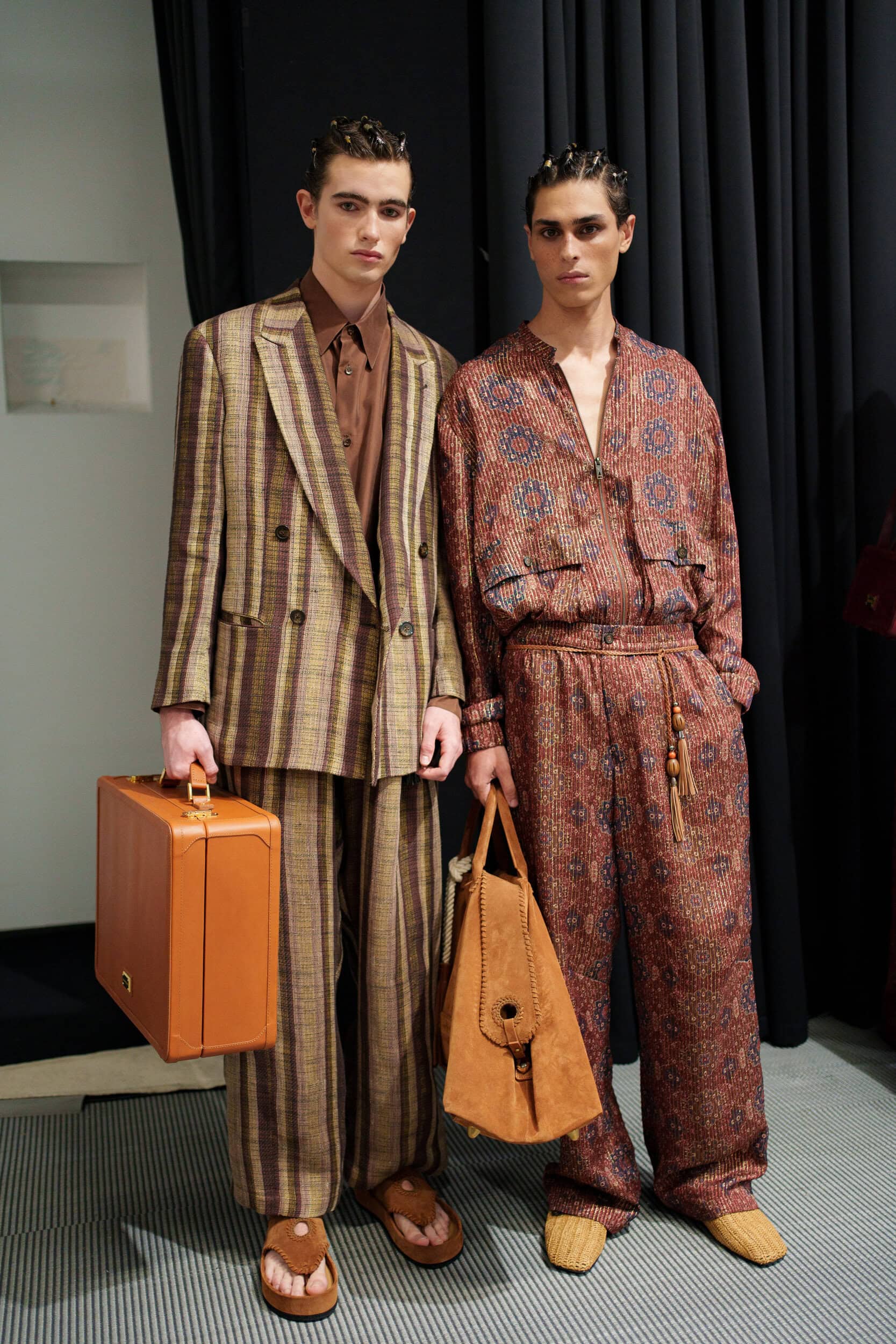 Emporio Armani Spring 2026 Men's Fashion Show Backstage
