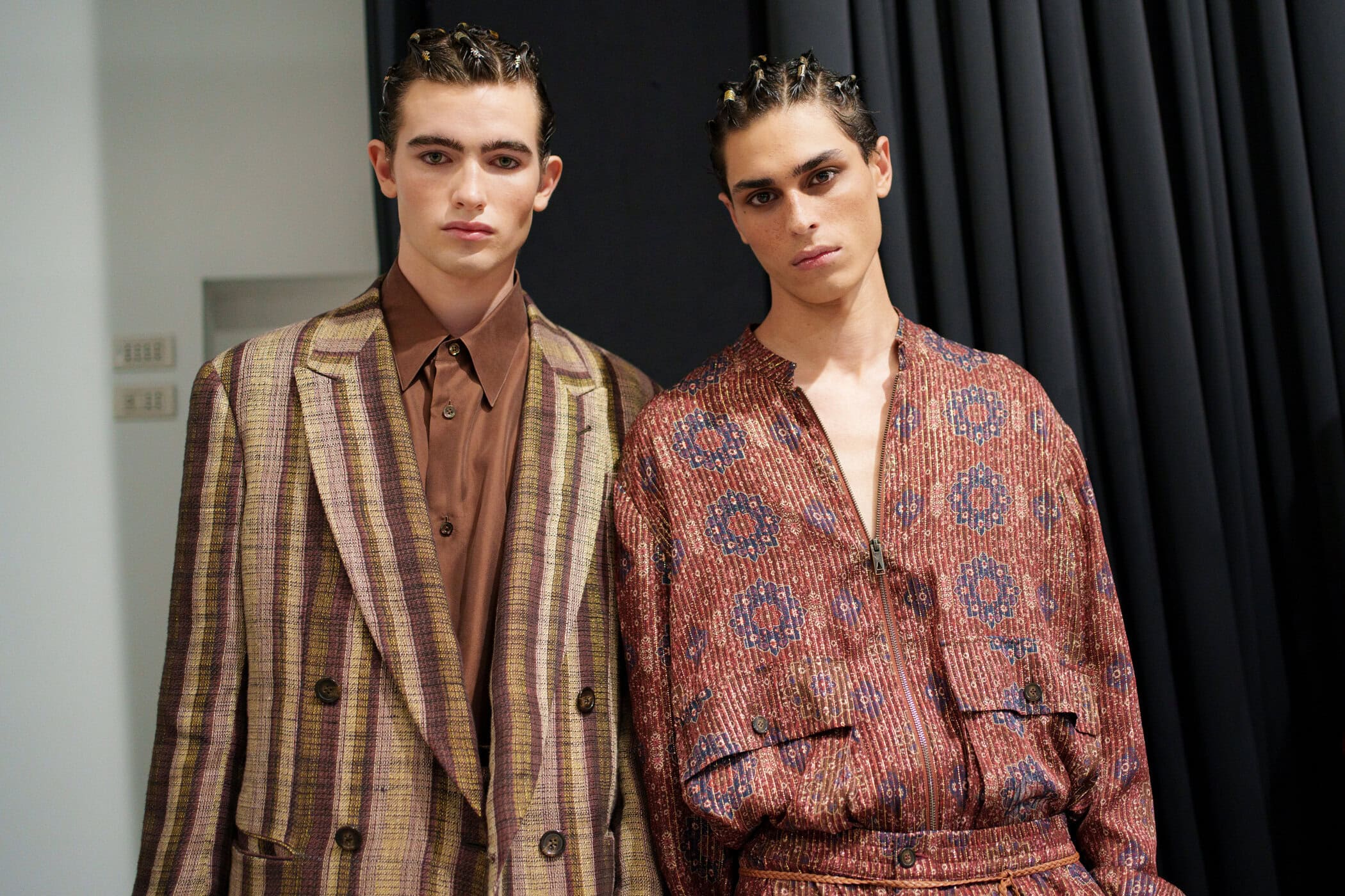 Emporio Armani Spring 2026 Men's Fashion Show Backstage
