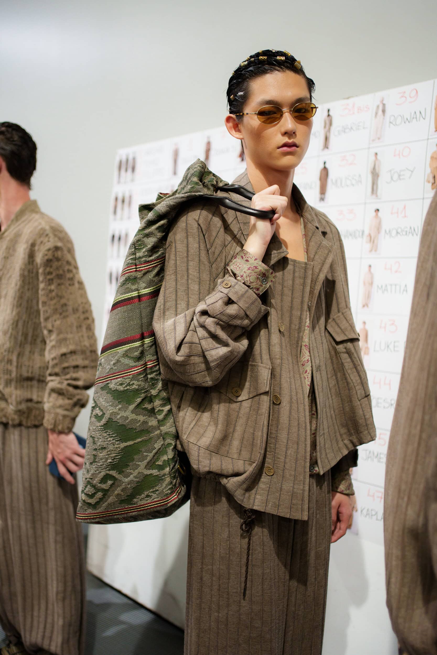 Emporio Armani Spring 2026 Men's Fashion Show Backstage
