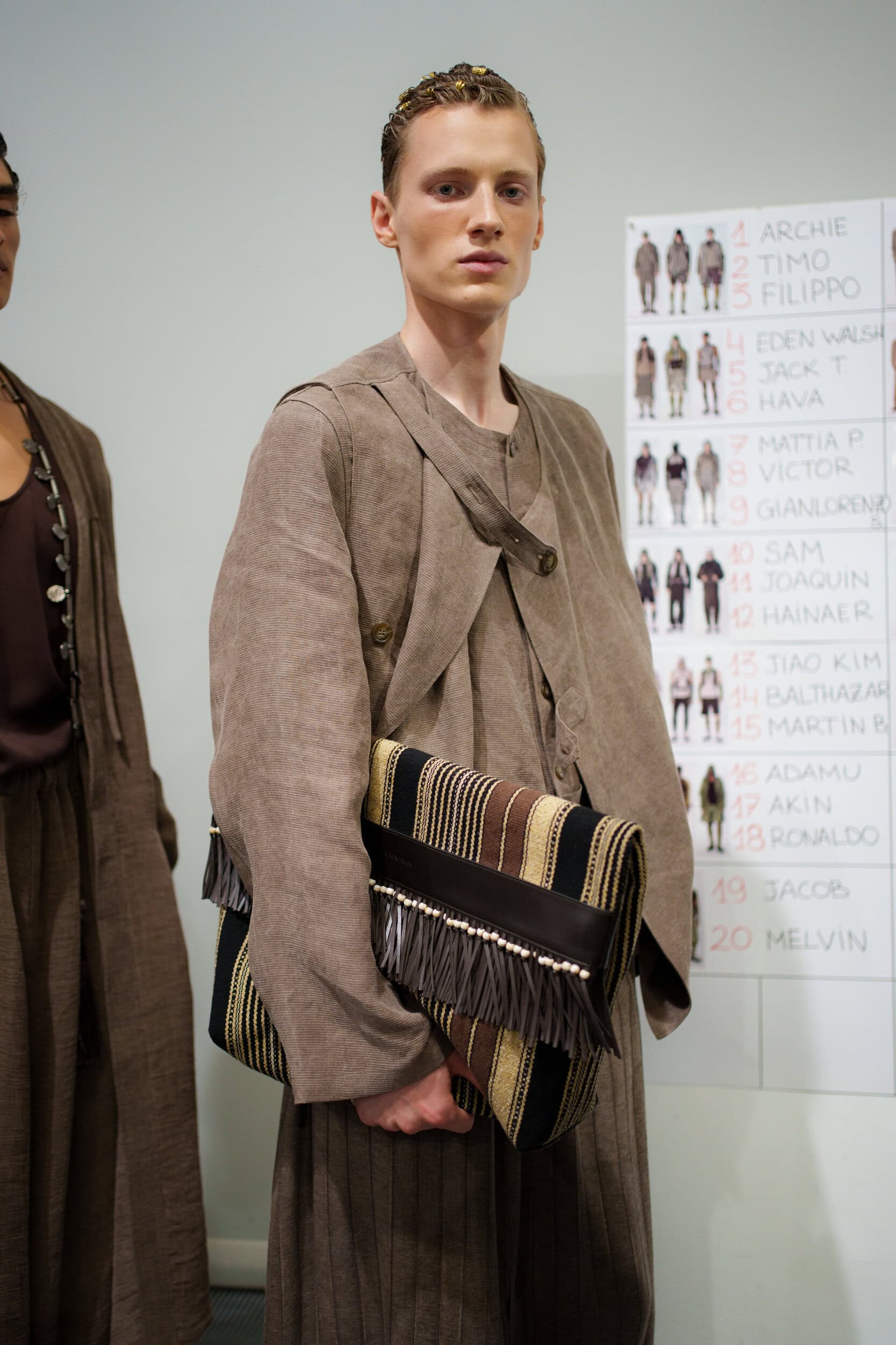 Emporio Armani Spring 2026 Men's Fashion Show Backstage