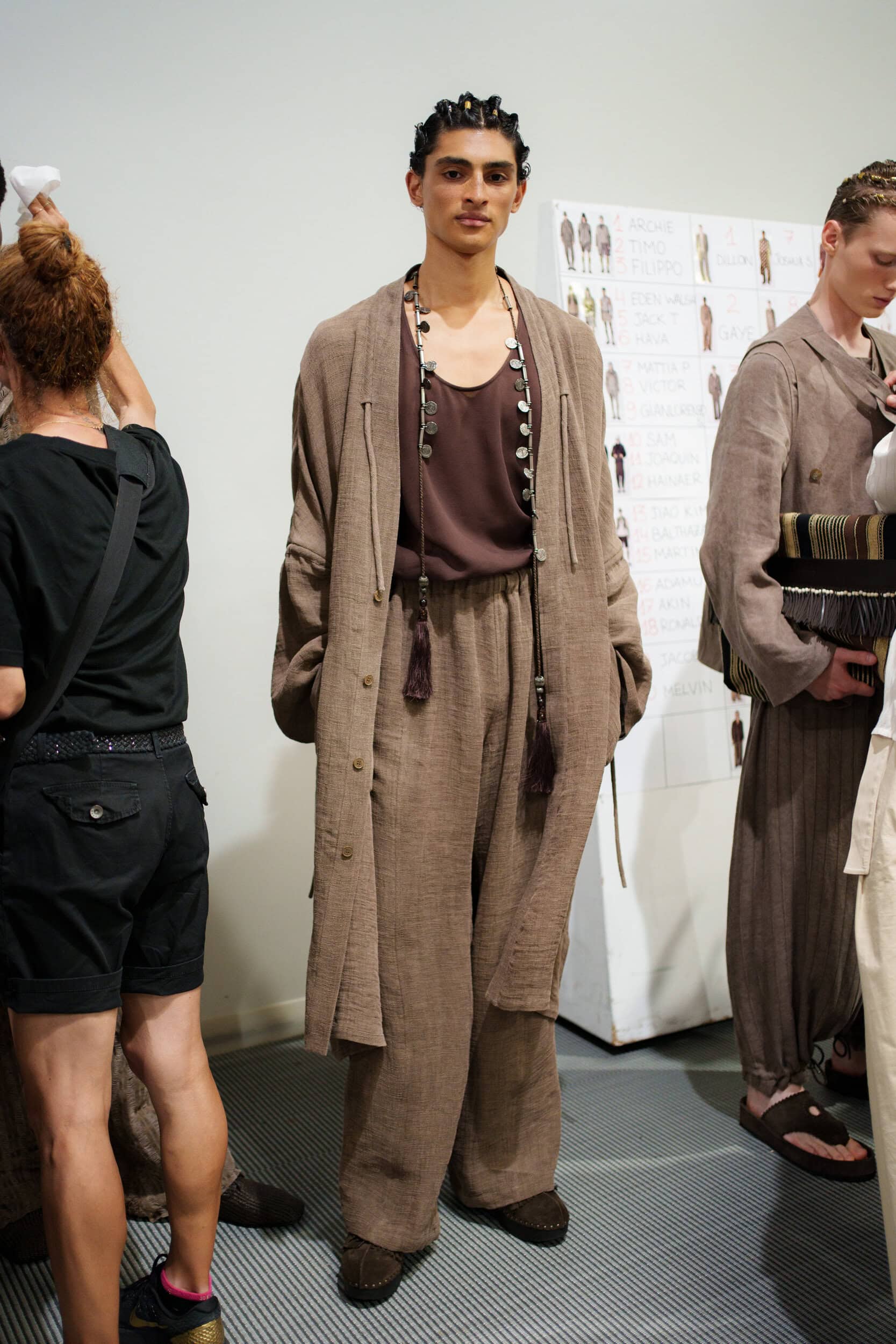 Emporio Armani Spring 2026 Men's Fashion Show Backstage