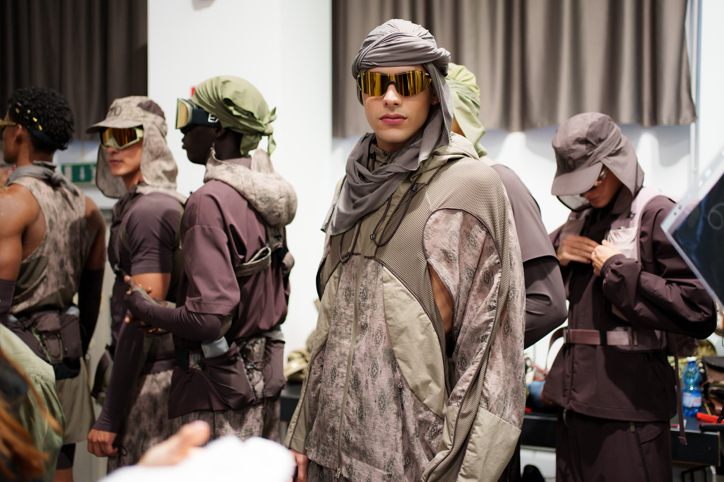 Emporio Armani Spring 2026 Men's Fashion Show Backstage
