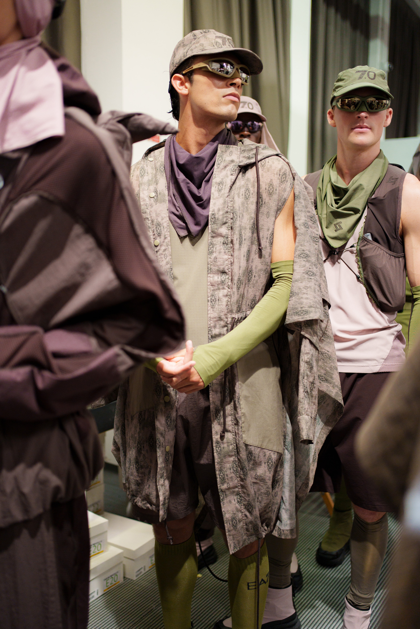 Emporio Armani Spring 2026 Men's Fashion Show Backstage